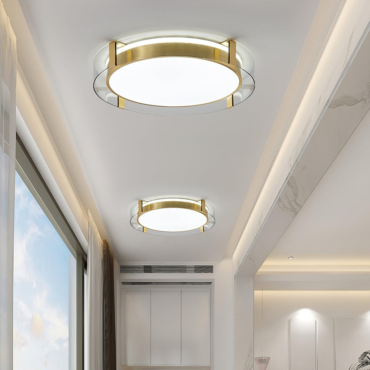 Erliris Round Low Profile Ceiling Light