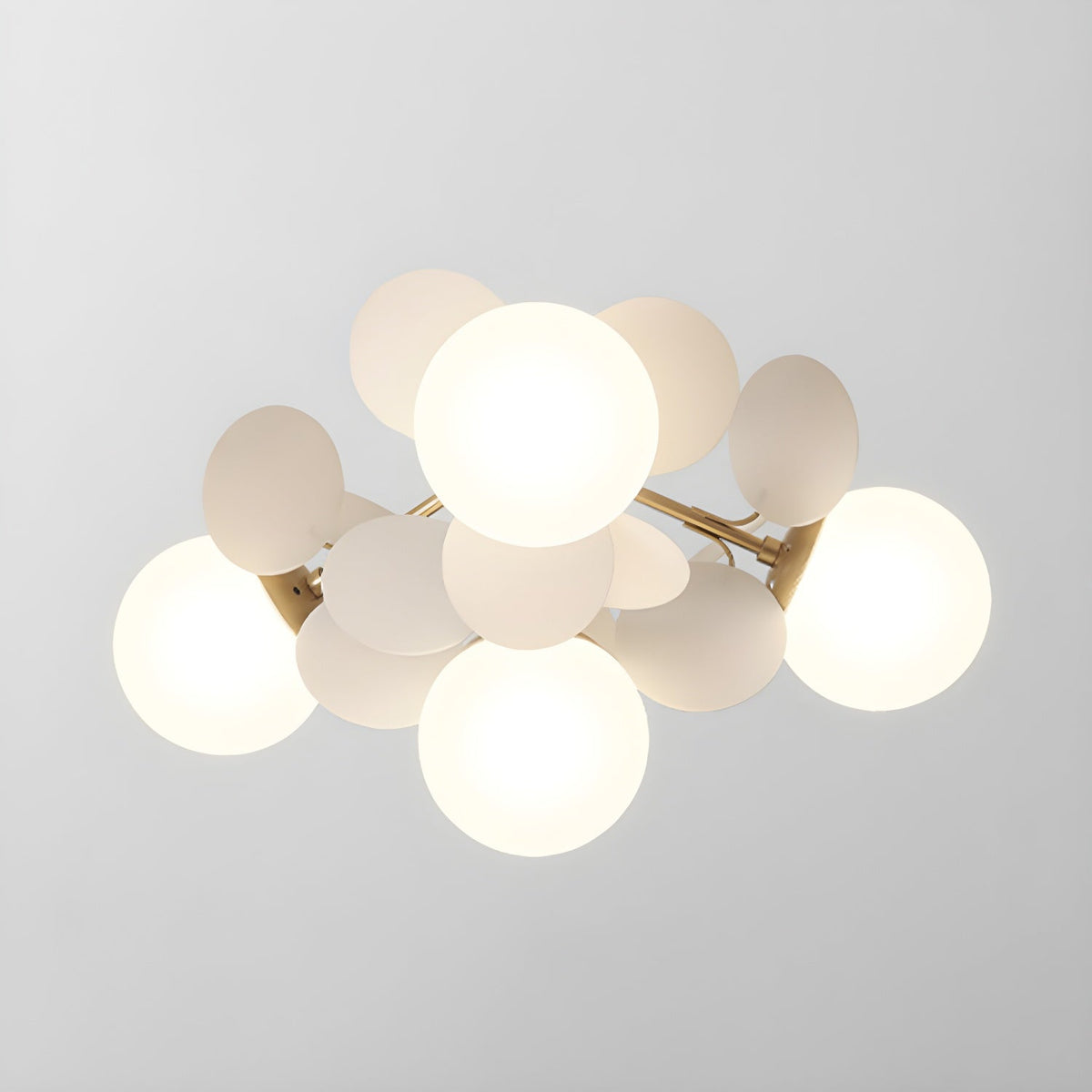 Fioragrove Round Macaron Flush Mount Ceiling Light