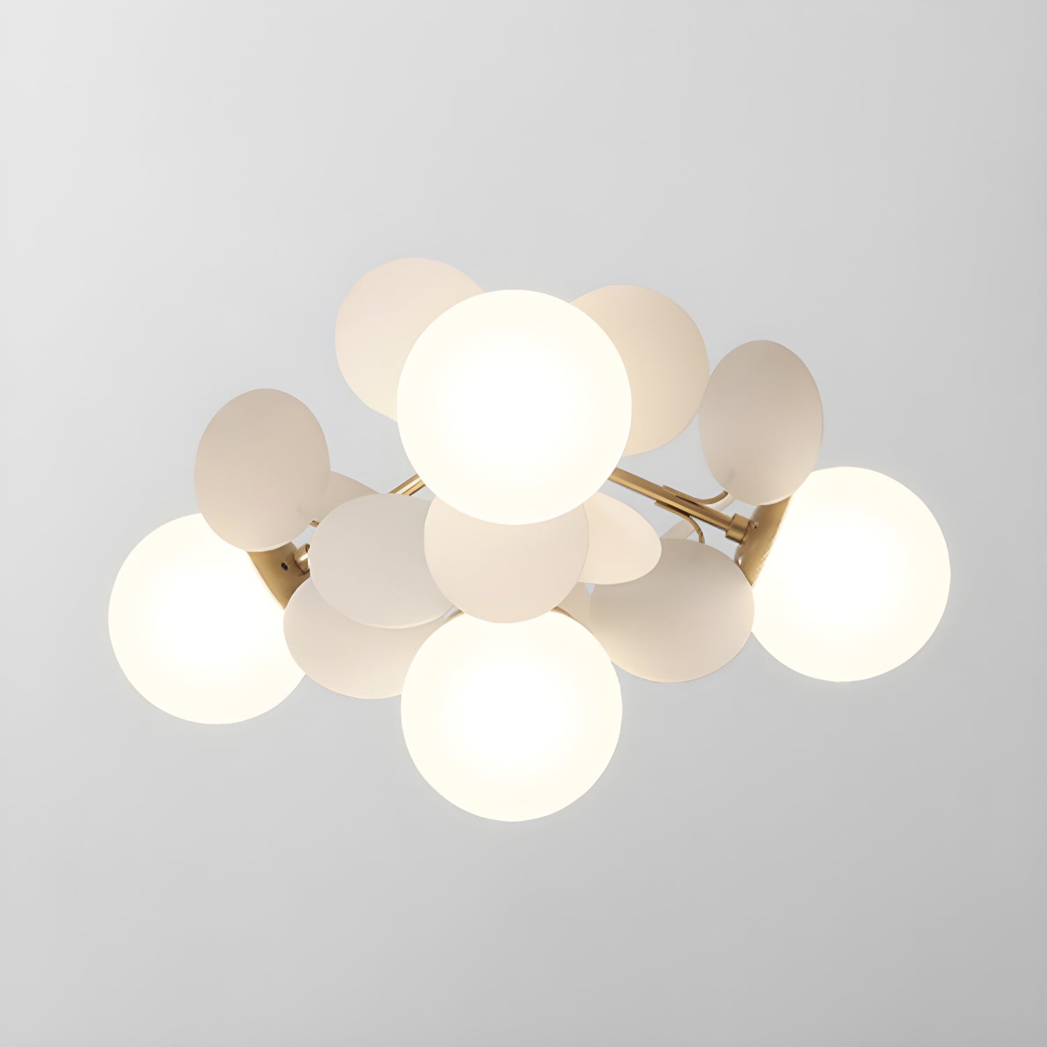 Fioragrove Round Macaron Flush Mount Ceiling Light