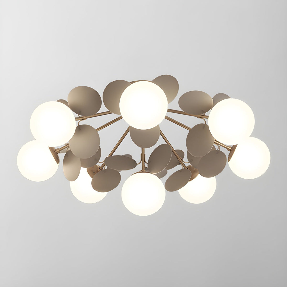 Fioragrove Round Macaron Flush Mount Ceiling Light