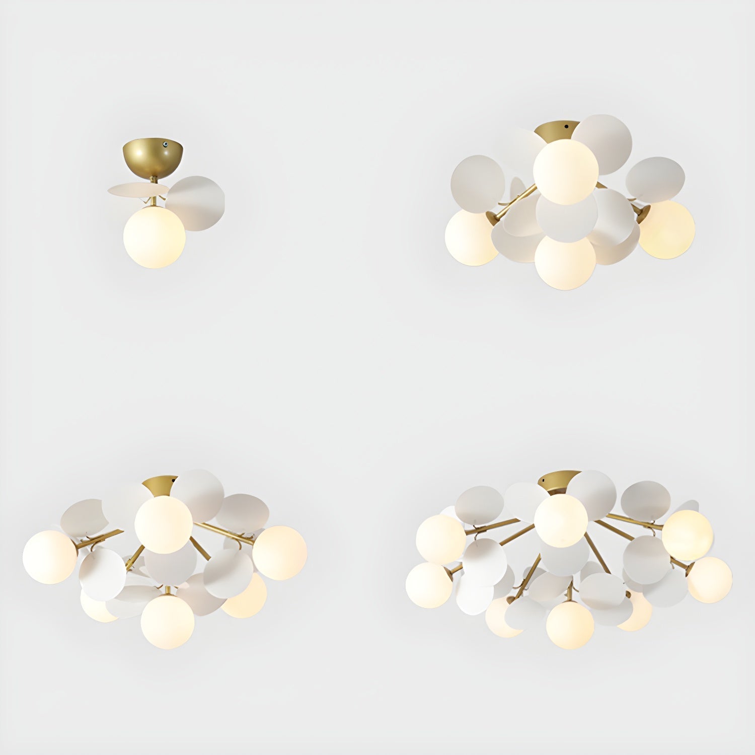 Fioragrove Round Macaron Flush Mount Ceiling Light