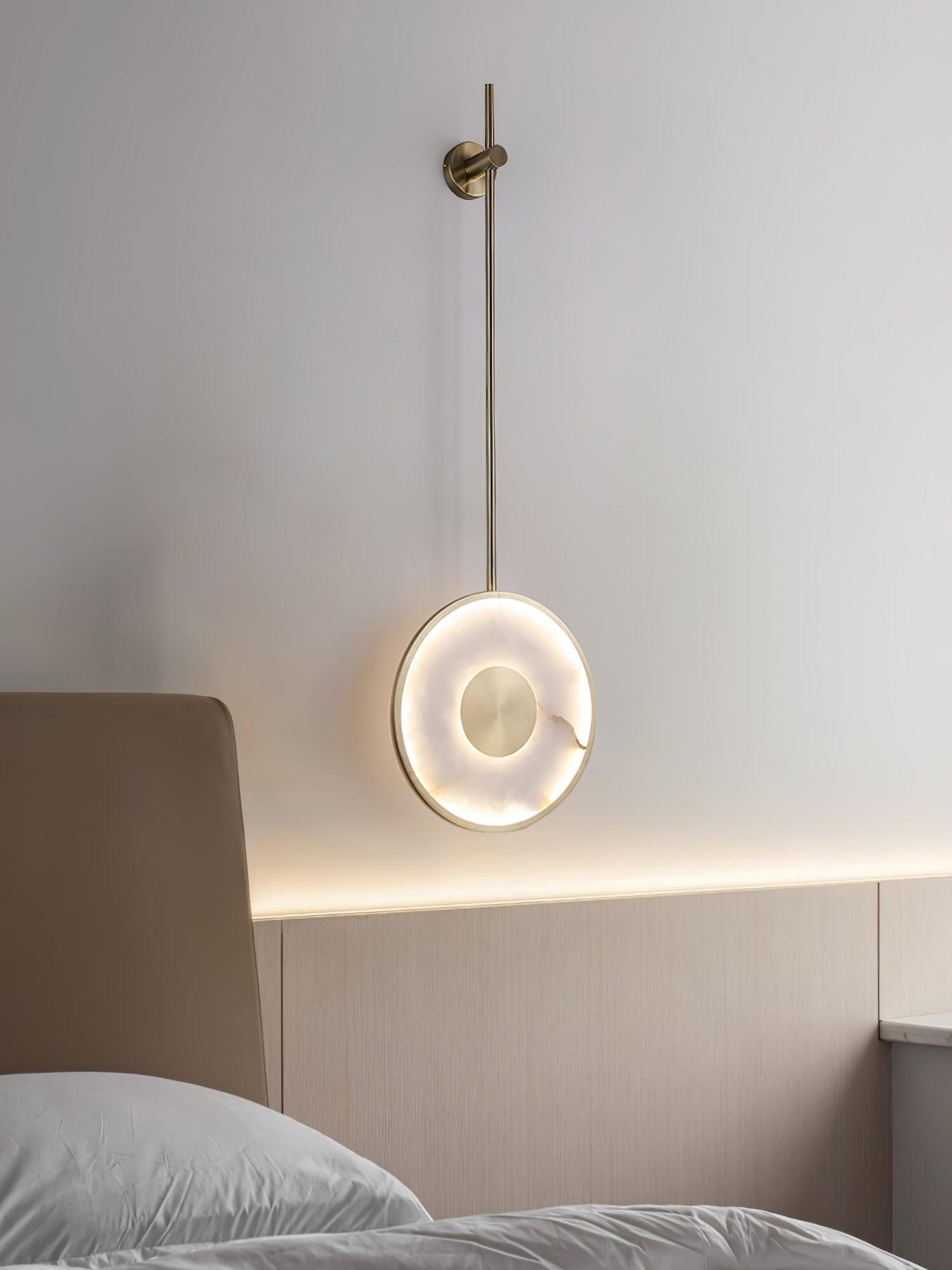Vevelila Minimalist Alabaster Pendant Light - Neutral Decor