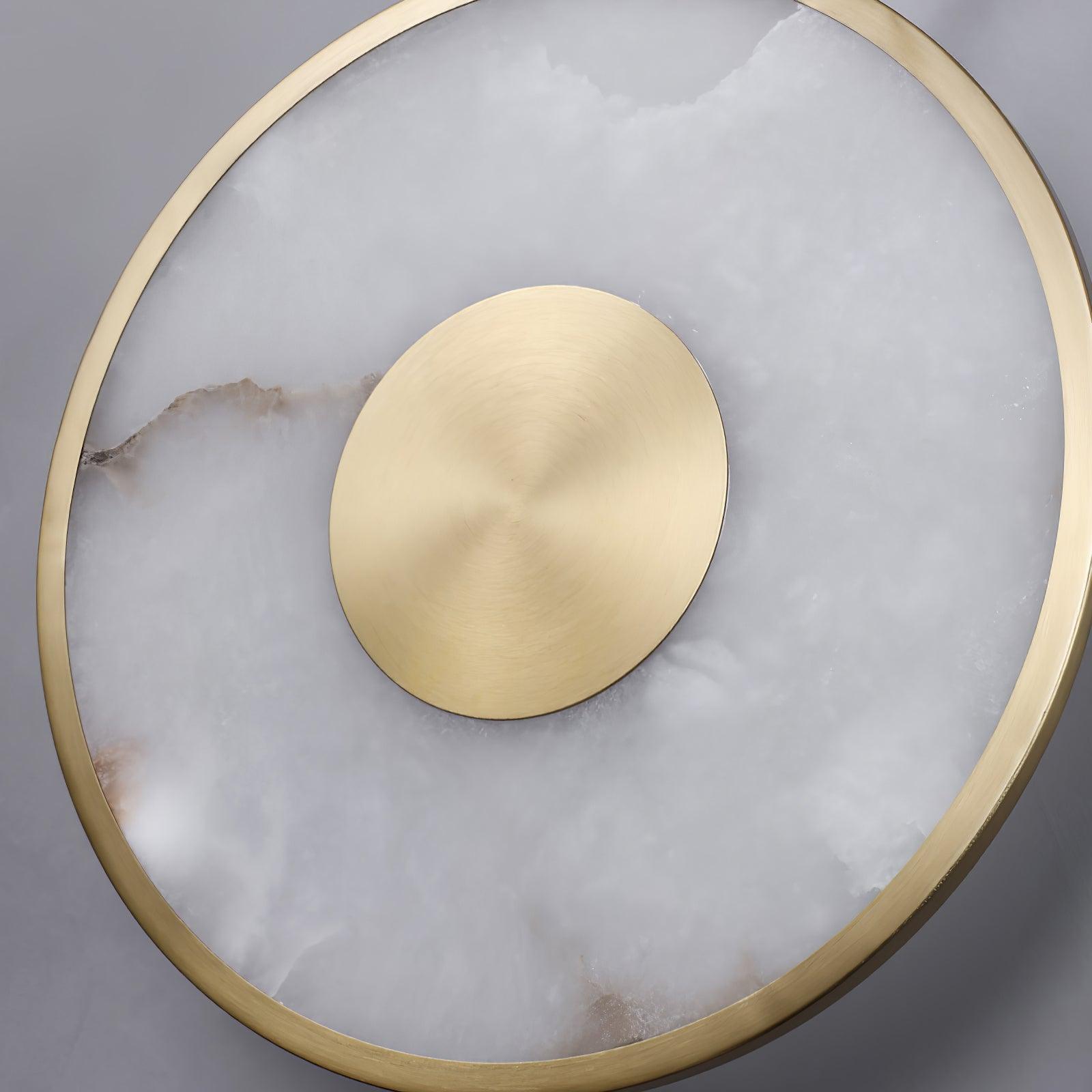 Vevelila Minimalist Alabaster Pendant Light - Neutral Decor