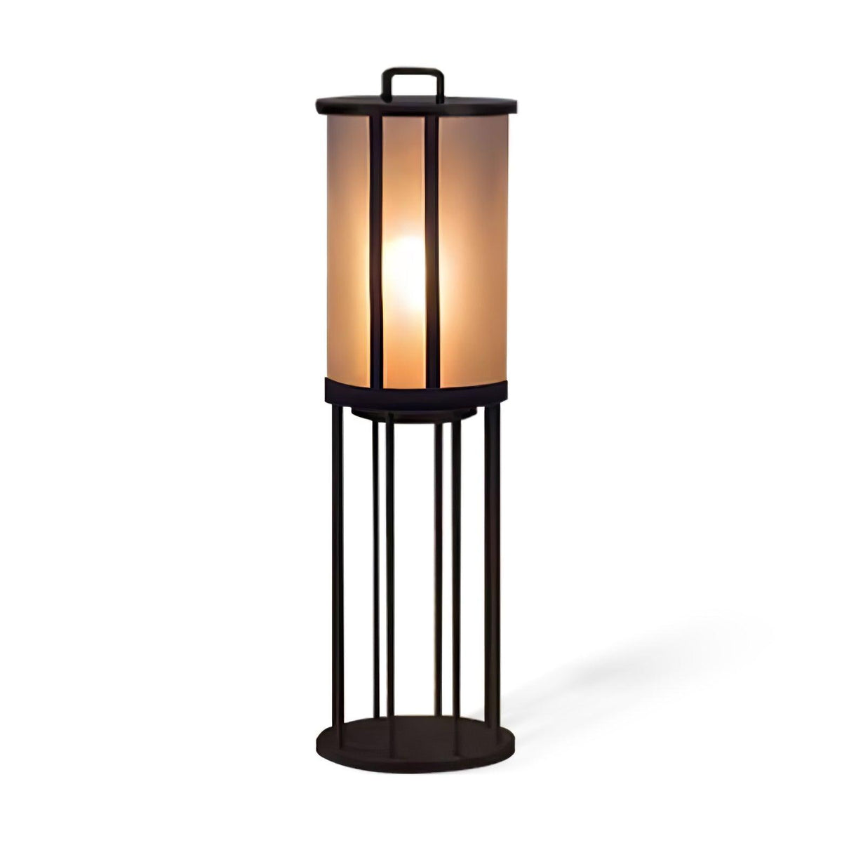 Elrinarae Round Pillar Lantern Outdoor Lamp
