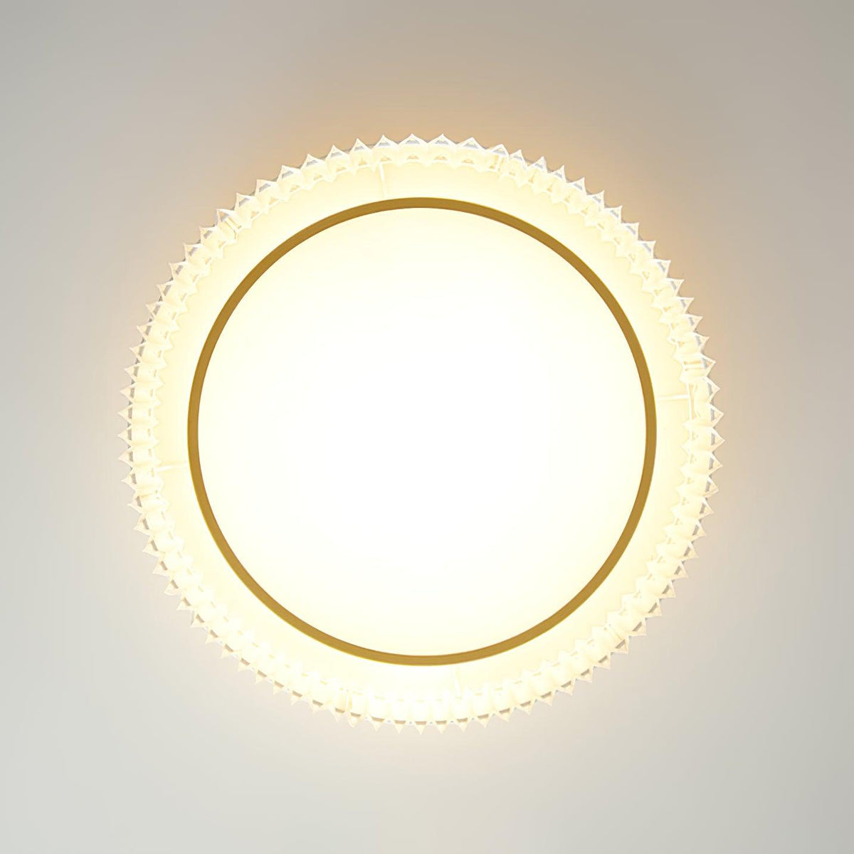Corinila Round Pleated Fabric Ceiling Lamp