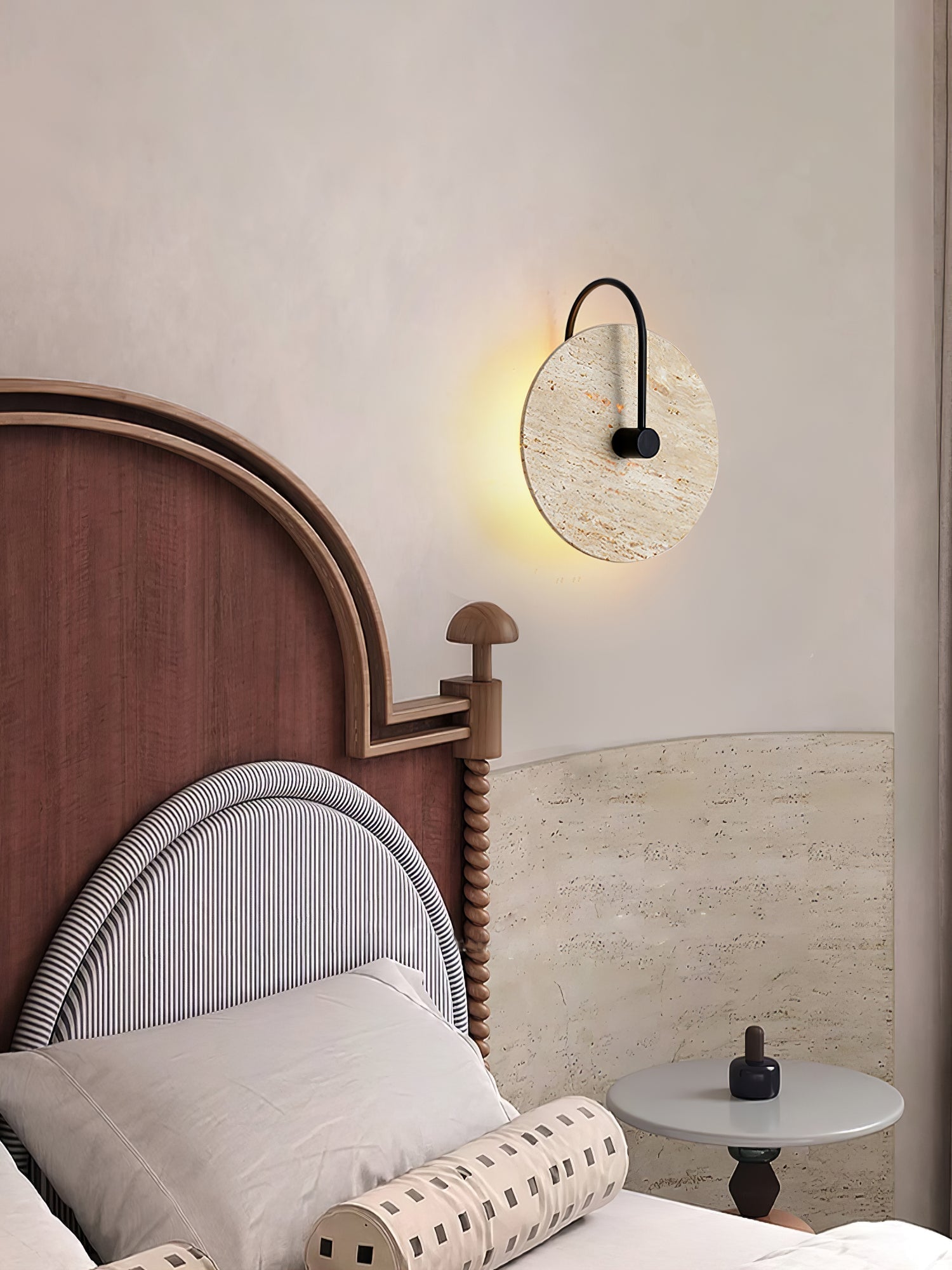 Ulsk Travertine Wall Light