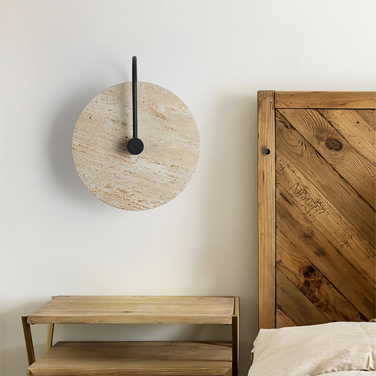 Ulsk Travertine Wall Light