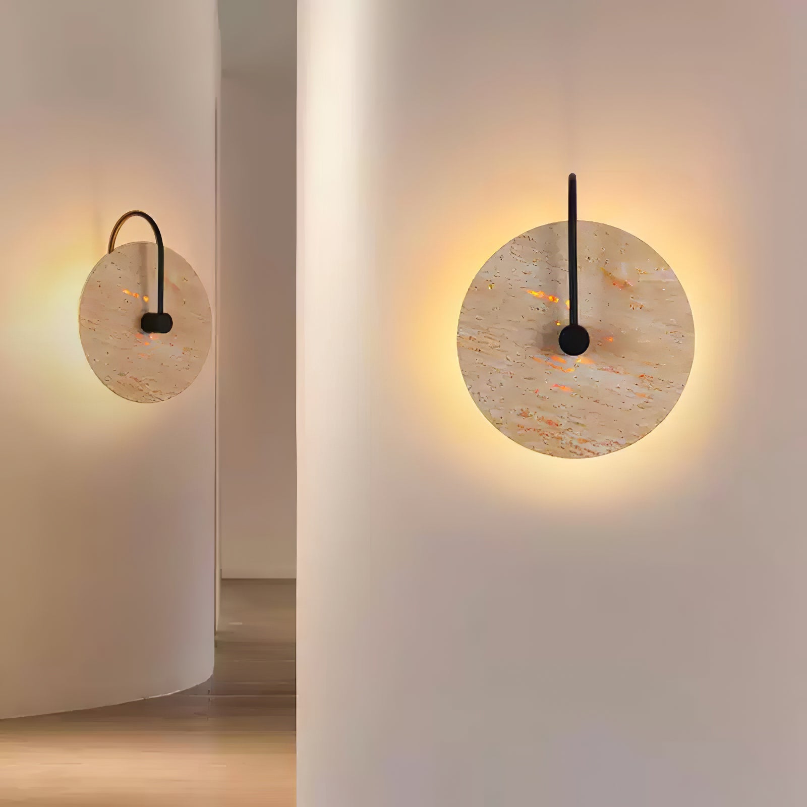 Ulsk Travertine Wall Light
