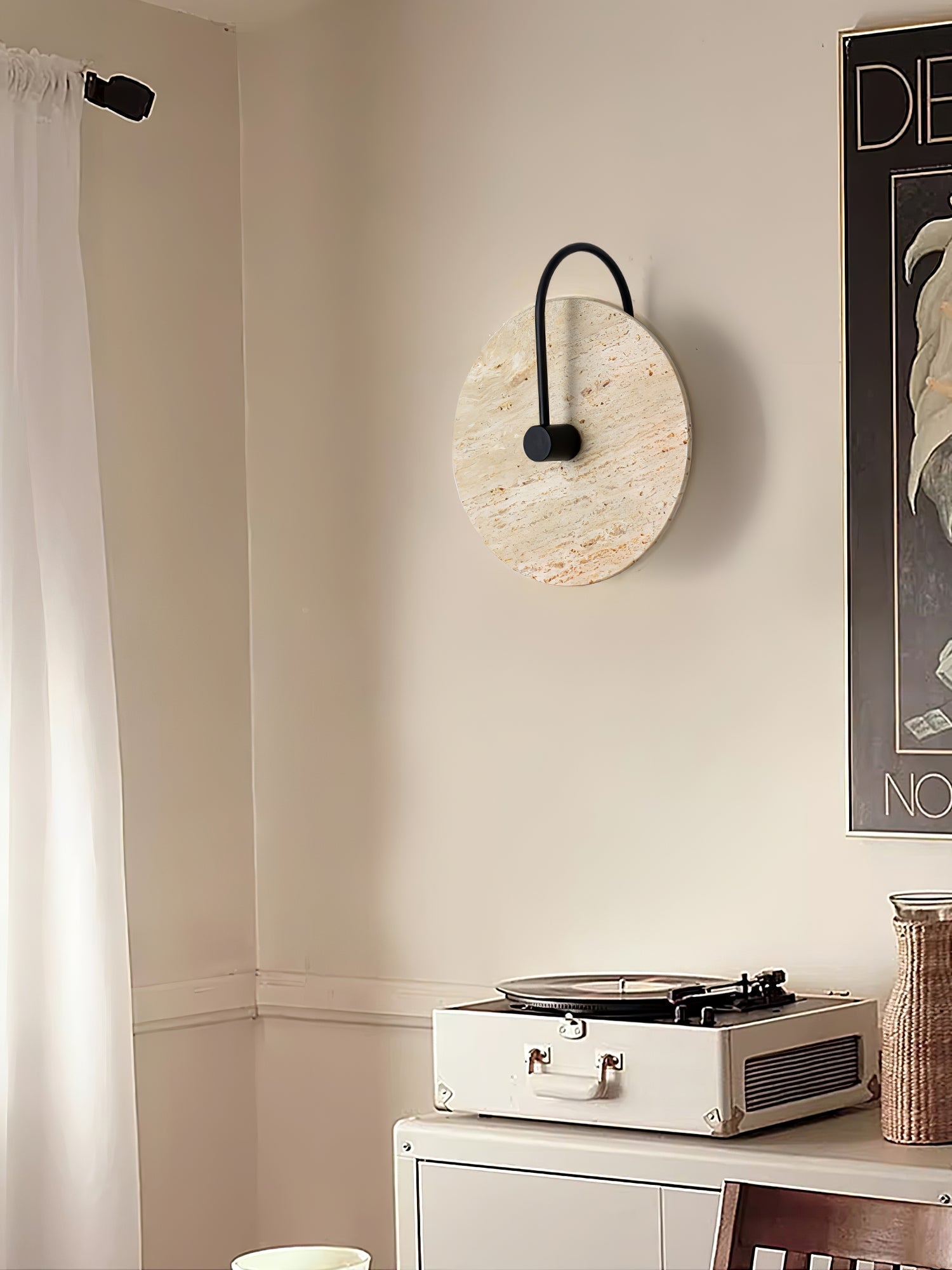 Ulsk Travertine Wall Light