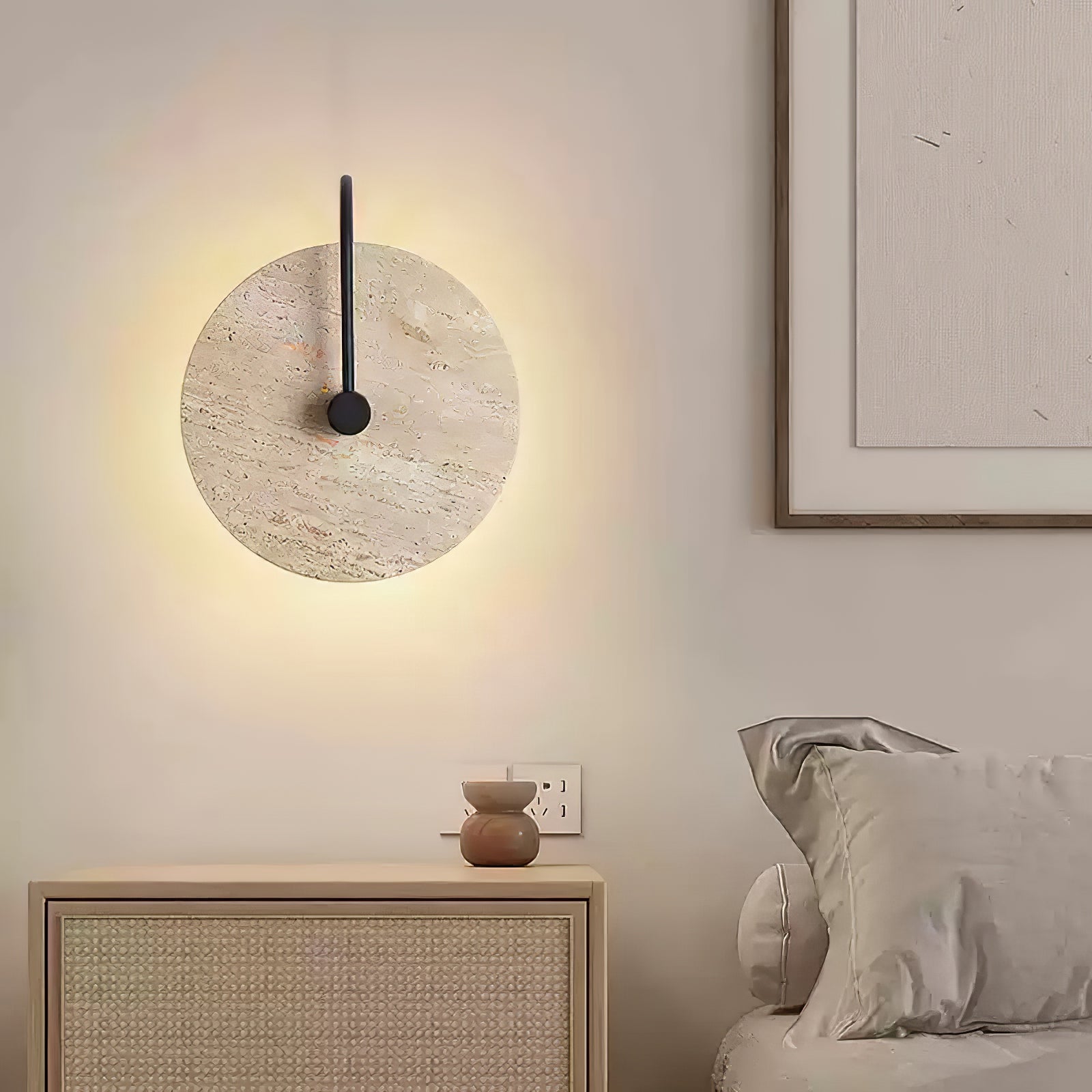 Ulsk Travertine Wall Light