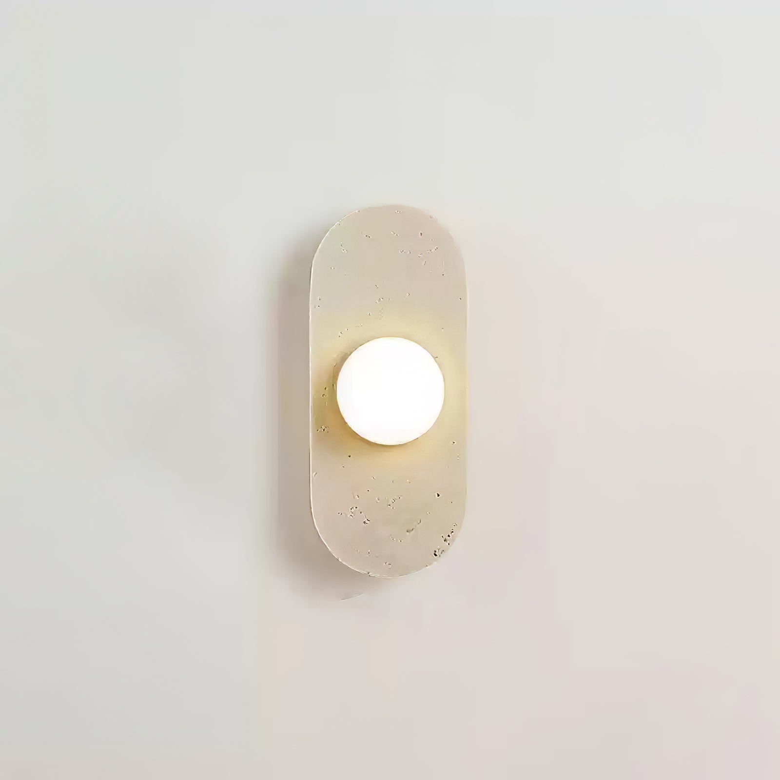 Zasoliel Minimalist Travertine Wall Light