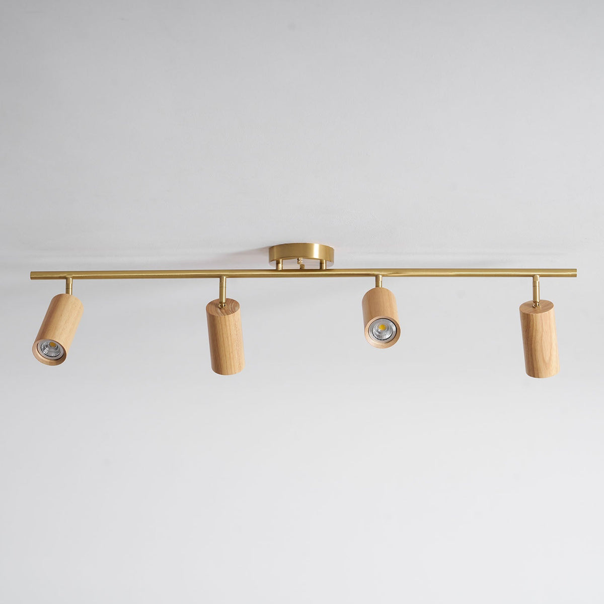 Caspwell Wood Flush Mount Ceiling Light
