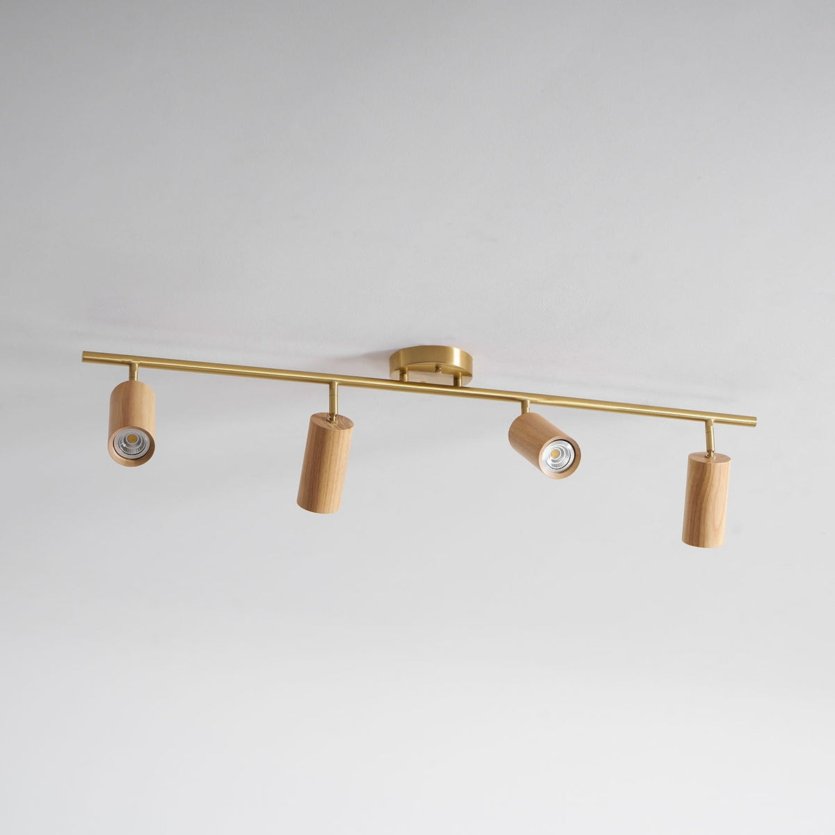 Caspwell Wood Flush Mount Ceiling Light