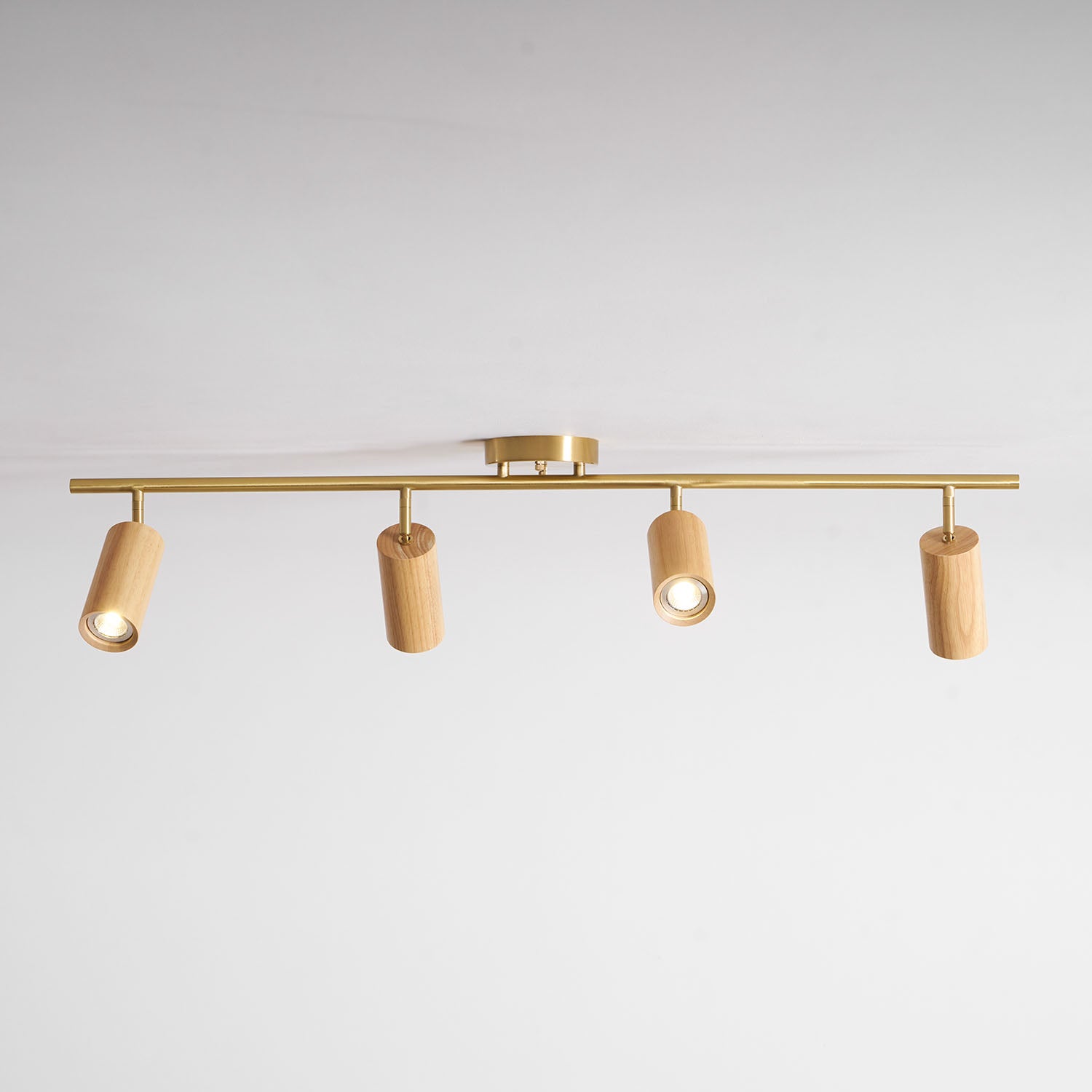 Caspwell Wood Flush Mount Ceiling Light