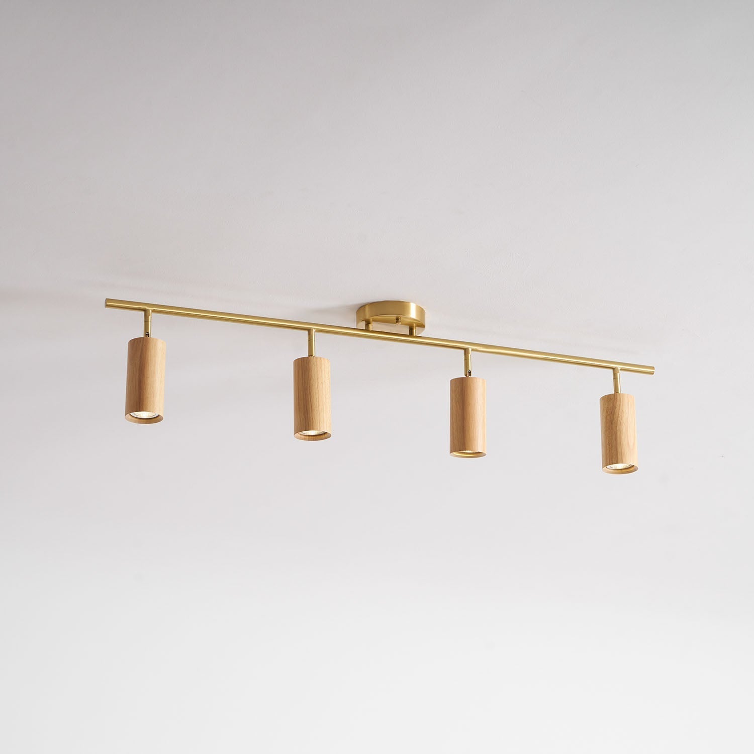 Caspwell Wood Flush Mount Ceiling Light