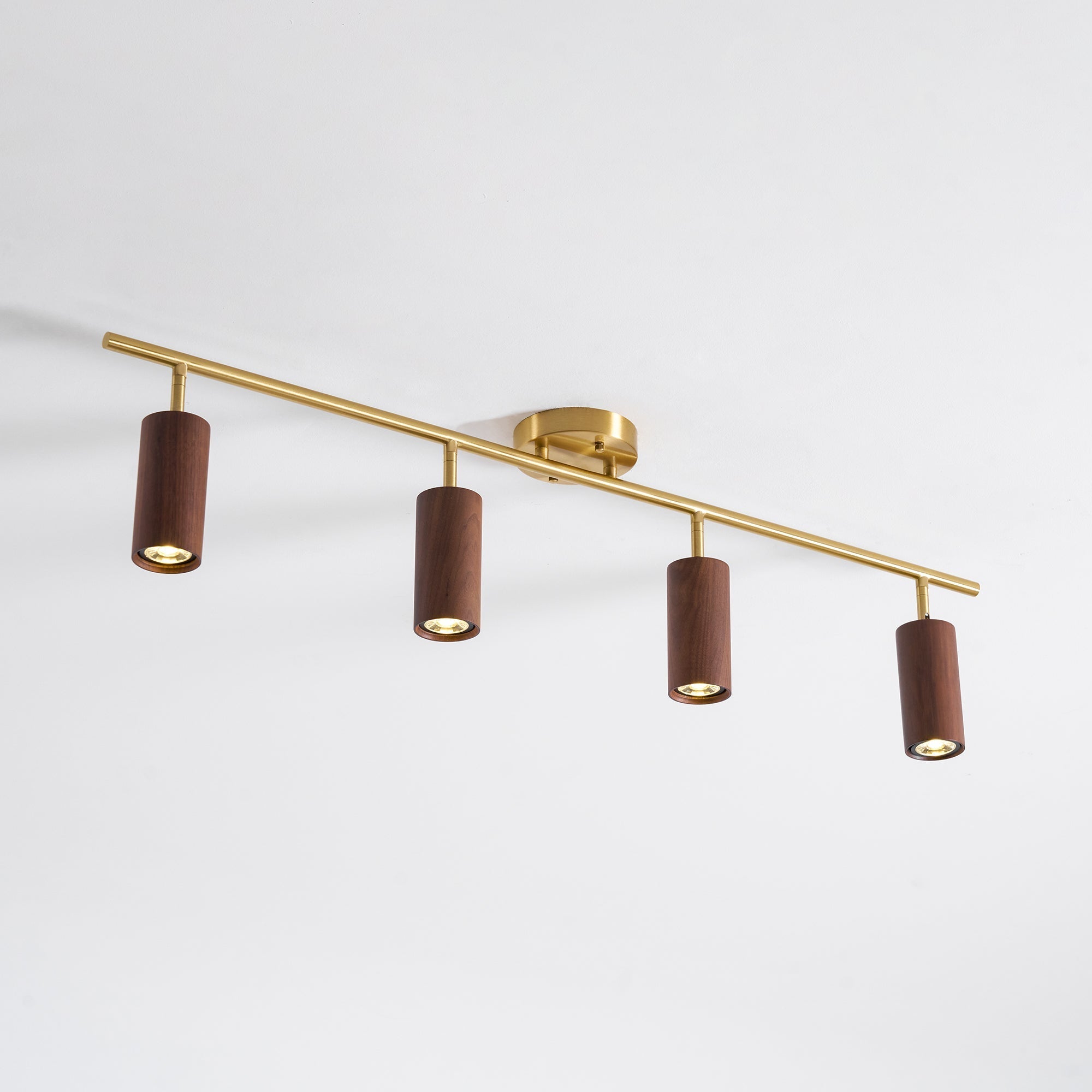 Caspwell Wood Flush Mount Ceiling Light