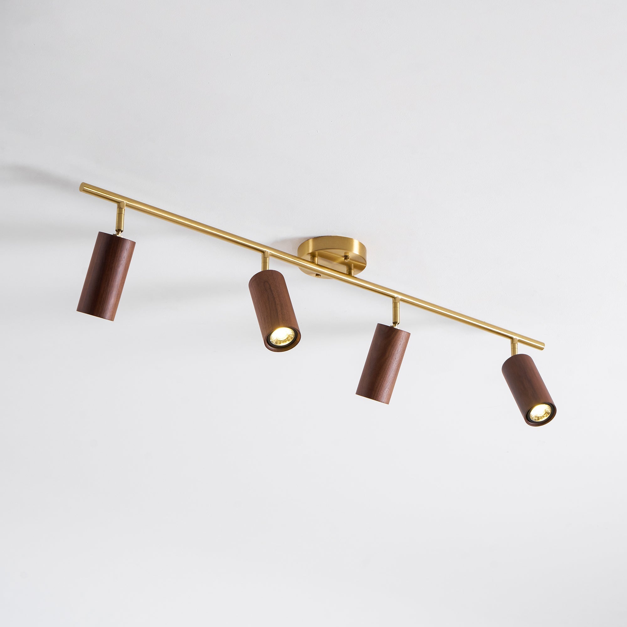 Caspwell Wood Flush Mount Ceiling Light