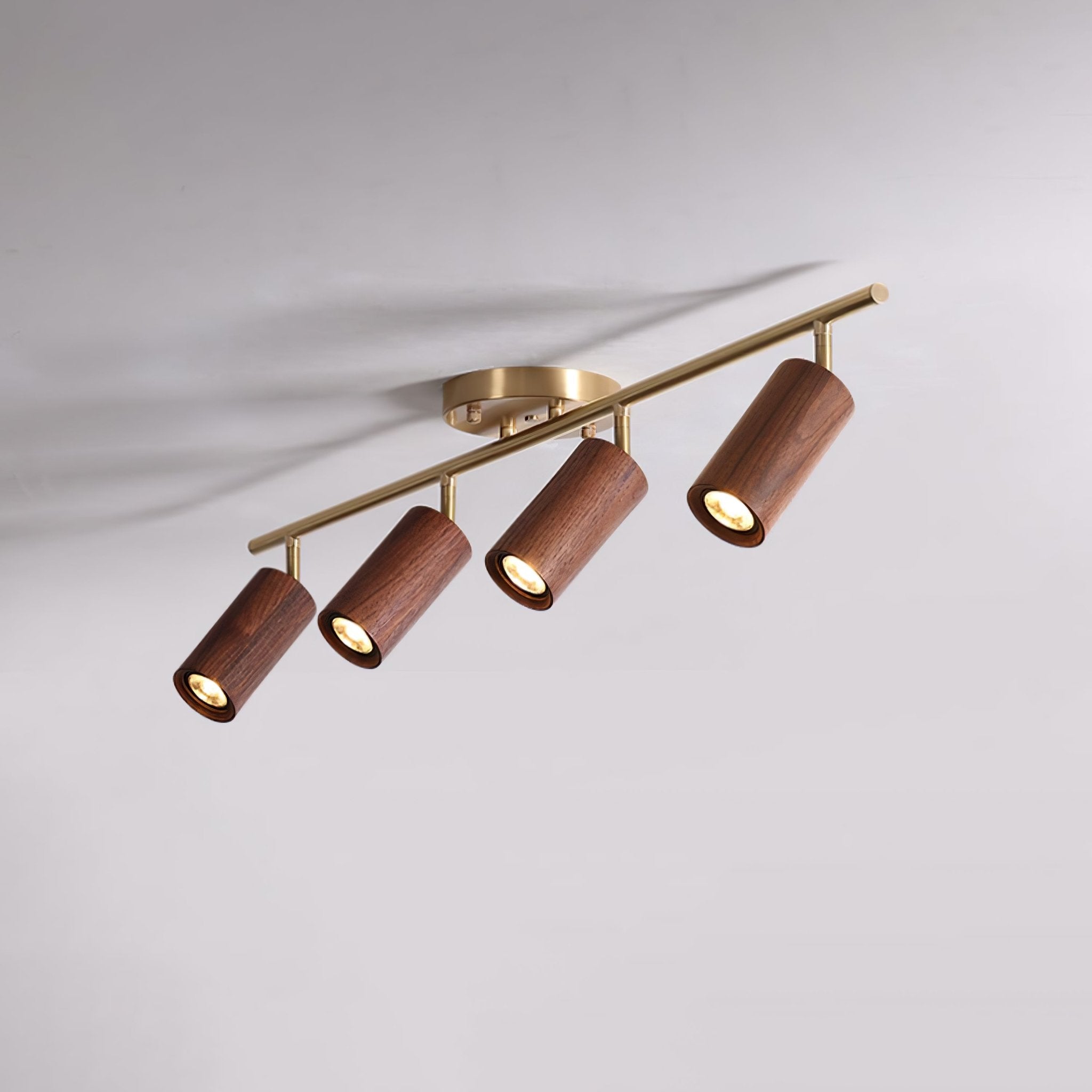 Caspwell Wood Flush Mount Ceiling Light