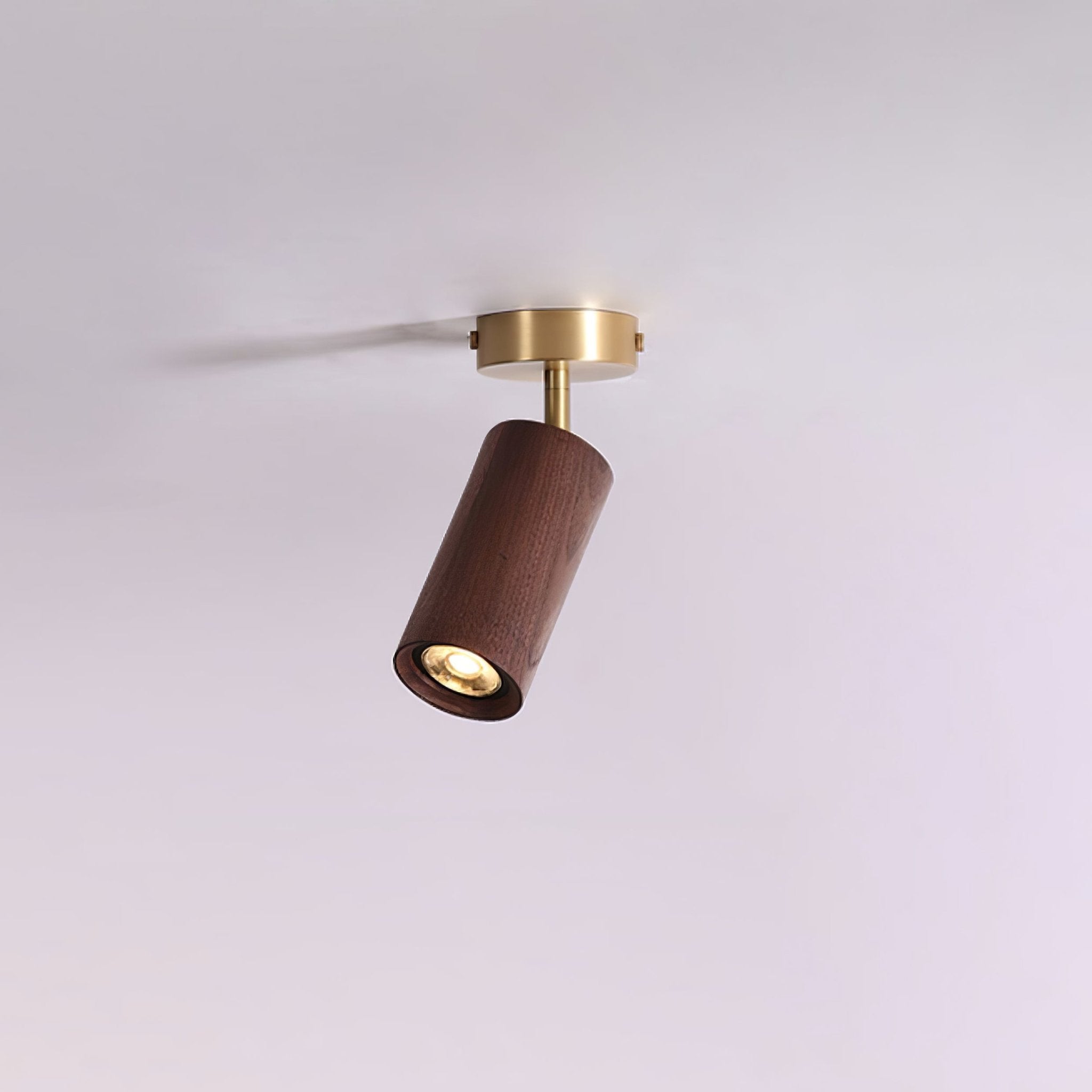 Caspwell Wood Flush Mount Ceiling Light