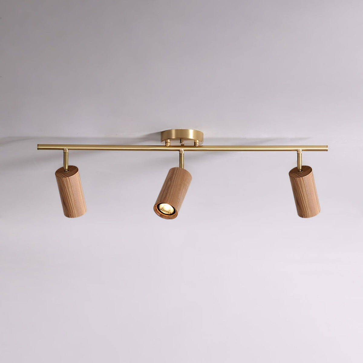 Caspwell Wood Flush Mount Ceiling Light
