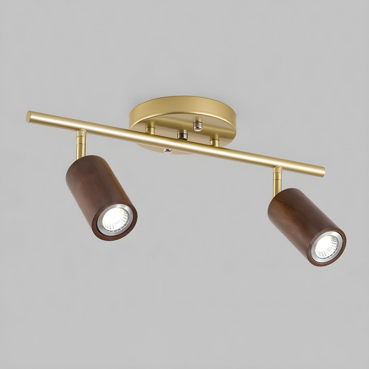 Caspwell Wood Flush Mount Ceiling Light