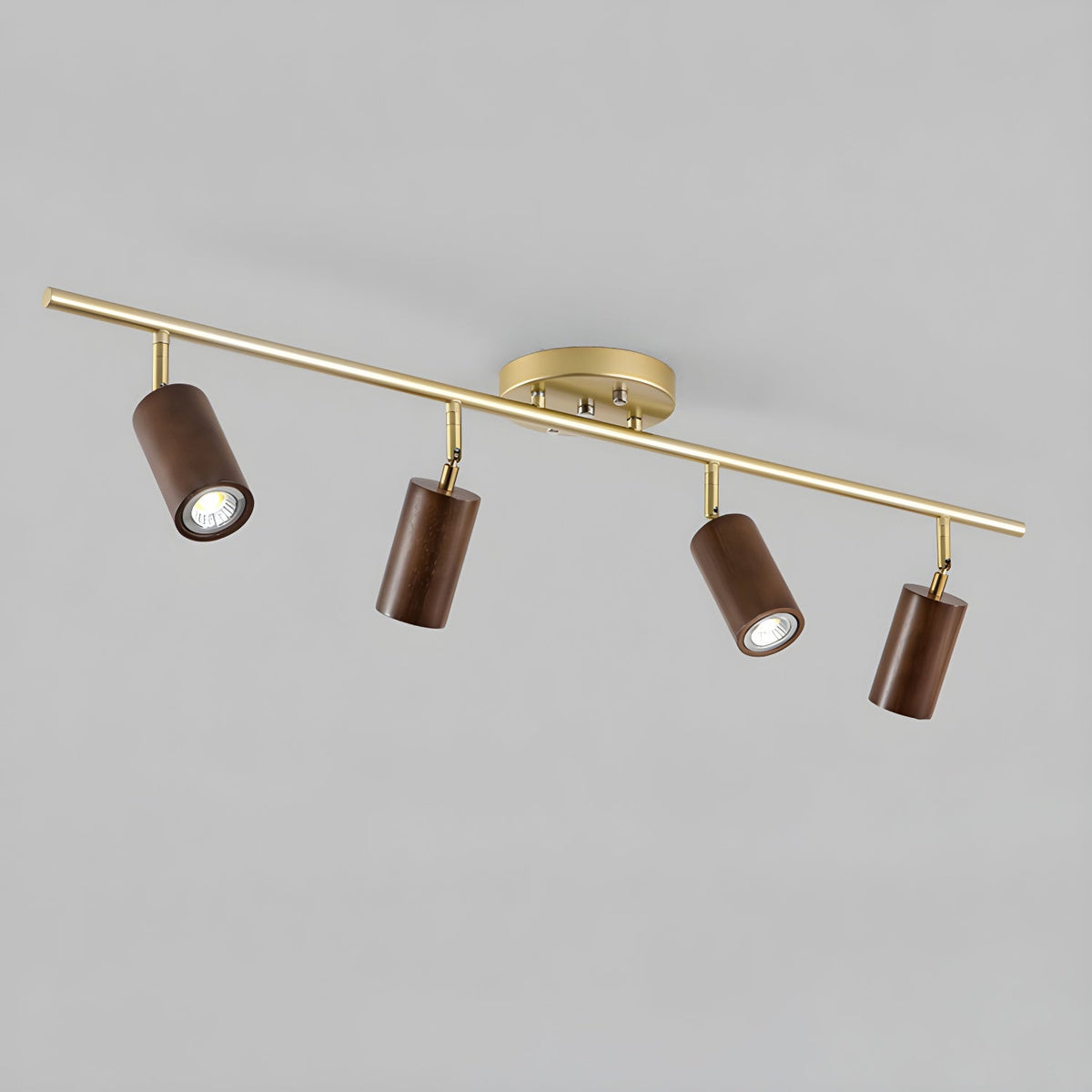 Caspwell Wood Flush Mount Ceiling Light