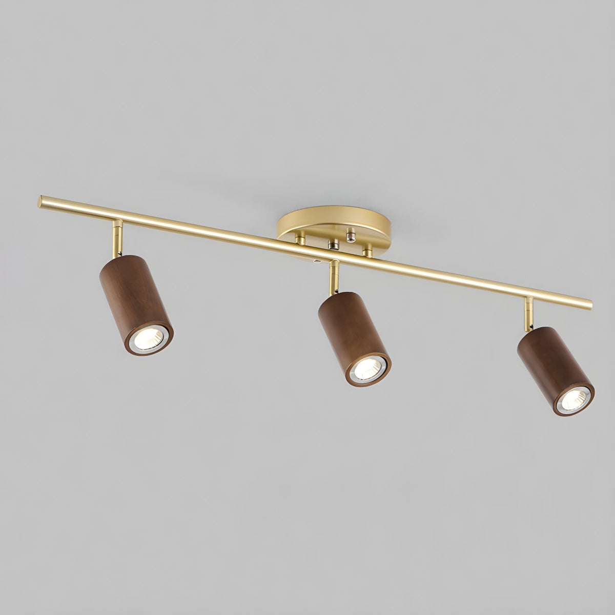 Caspwell Wood Flush Mount Ceiling Light