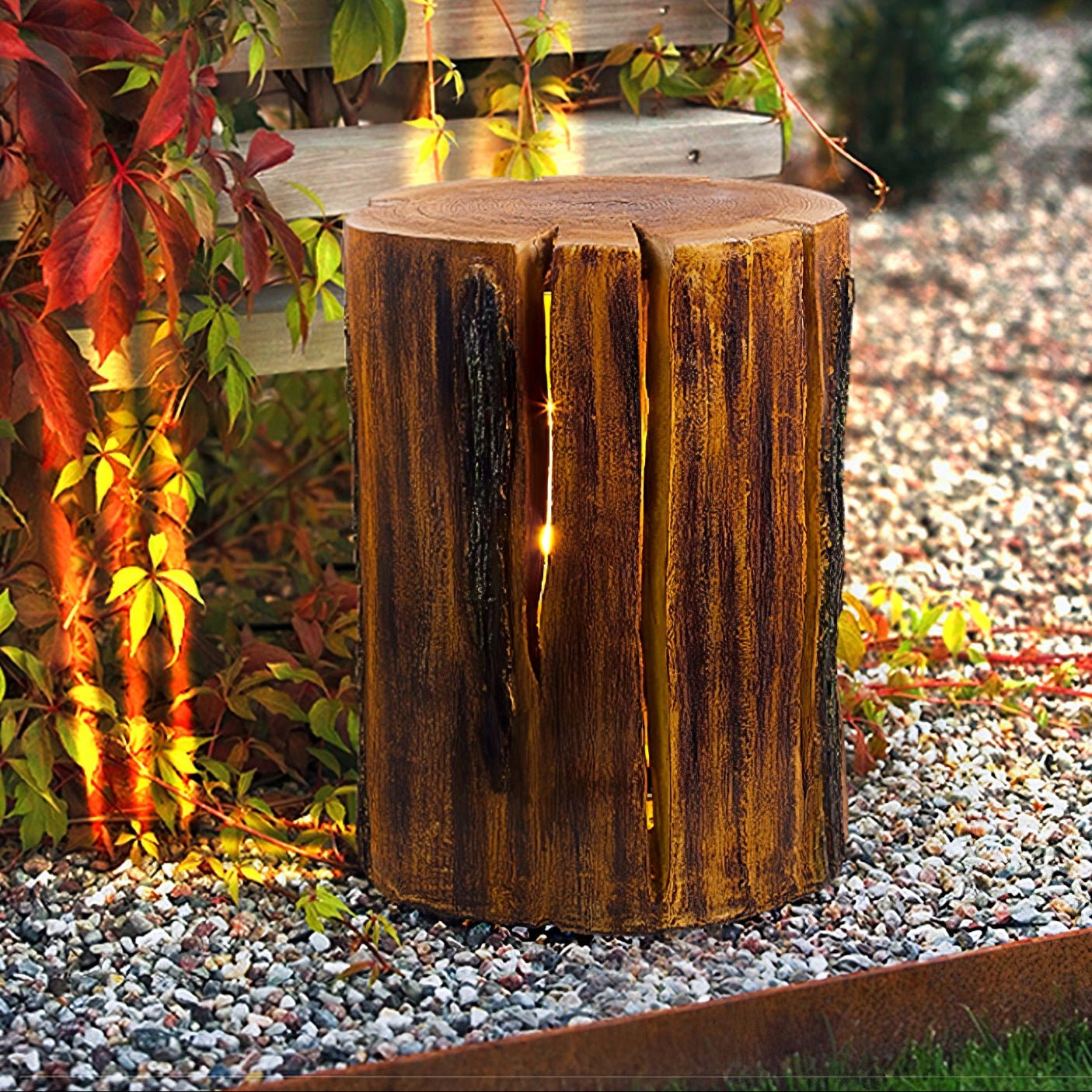 Lemn Log Outdoor LED Light