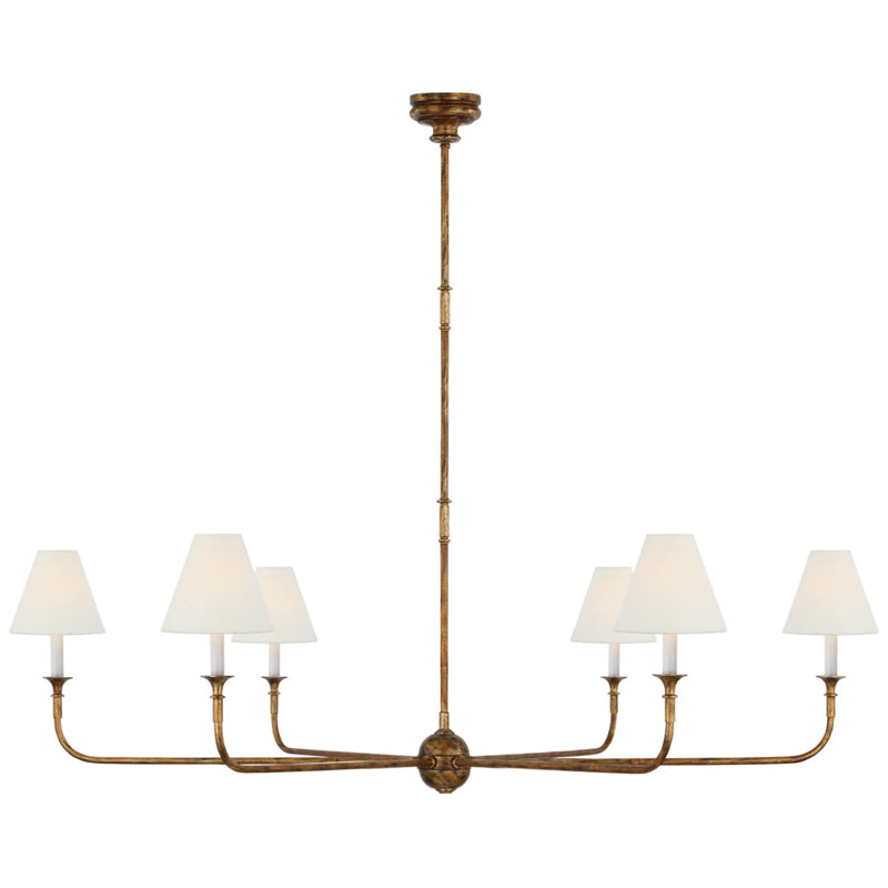 Silva Vintage Retro Chandeliers Living Room Brass - Neutral Decor