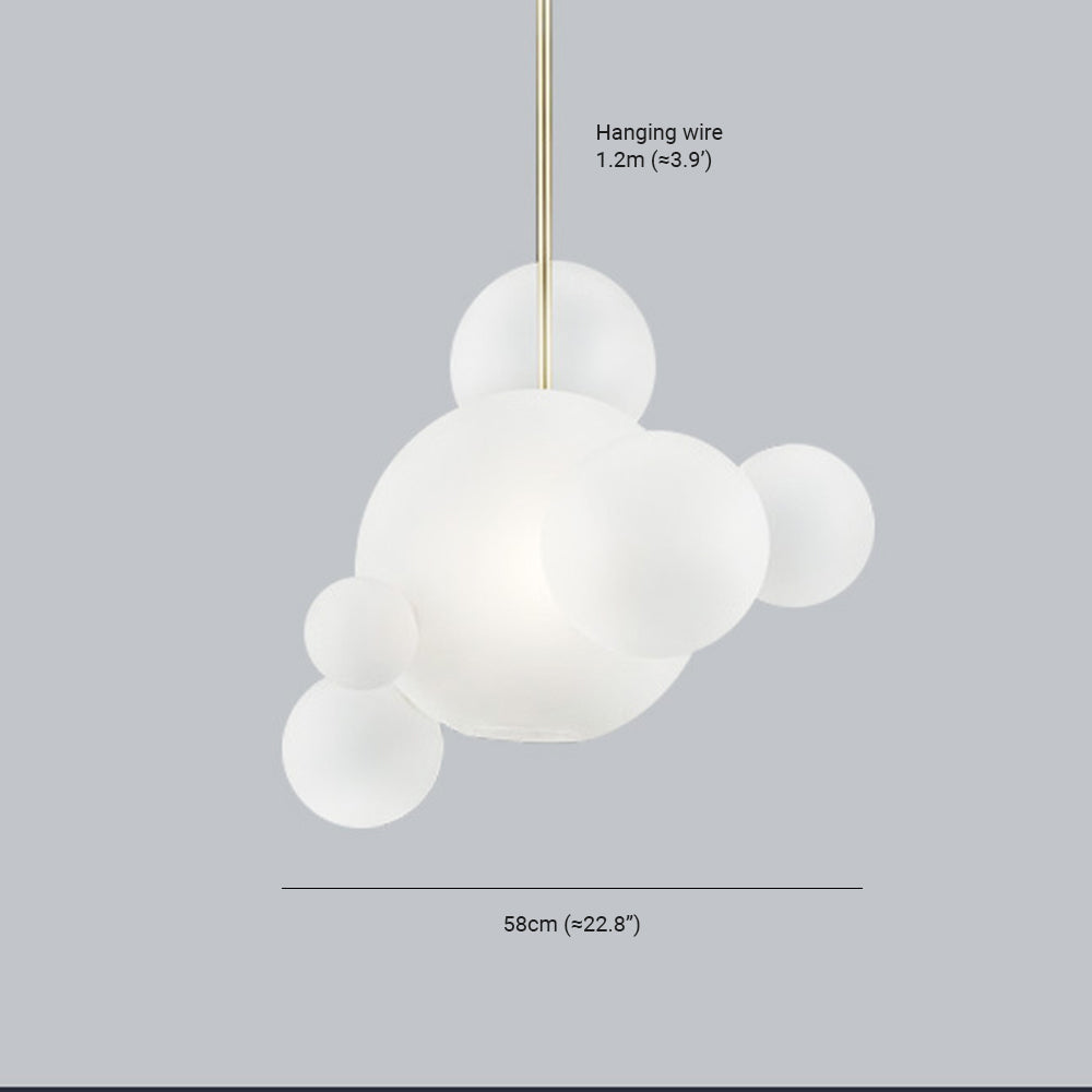 Valentina Modern Bubble Pendant Light - Neutral Decor