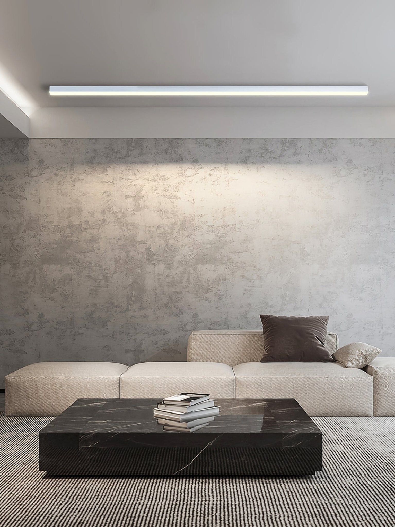 Line Modern Aluminum Floating Light