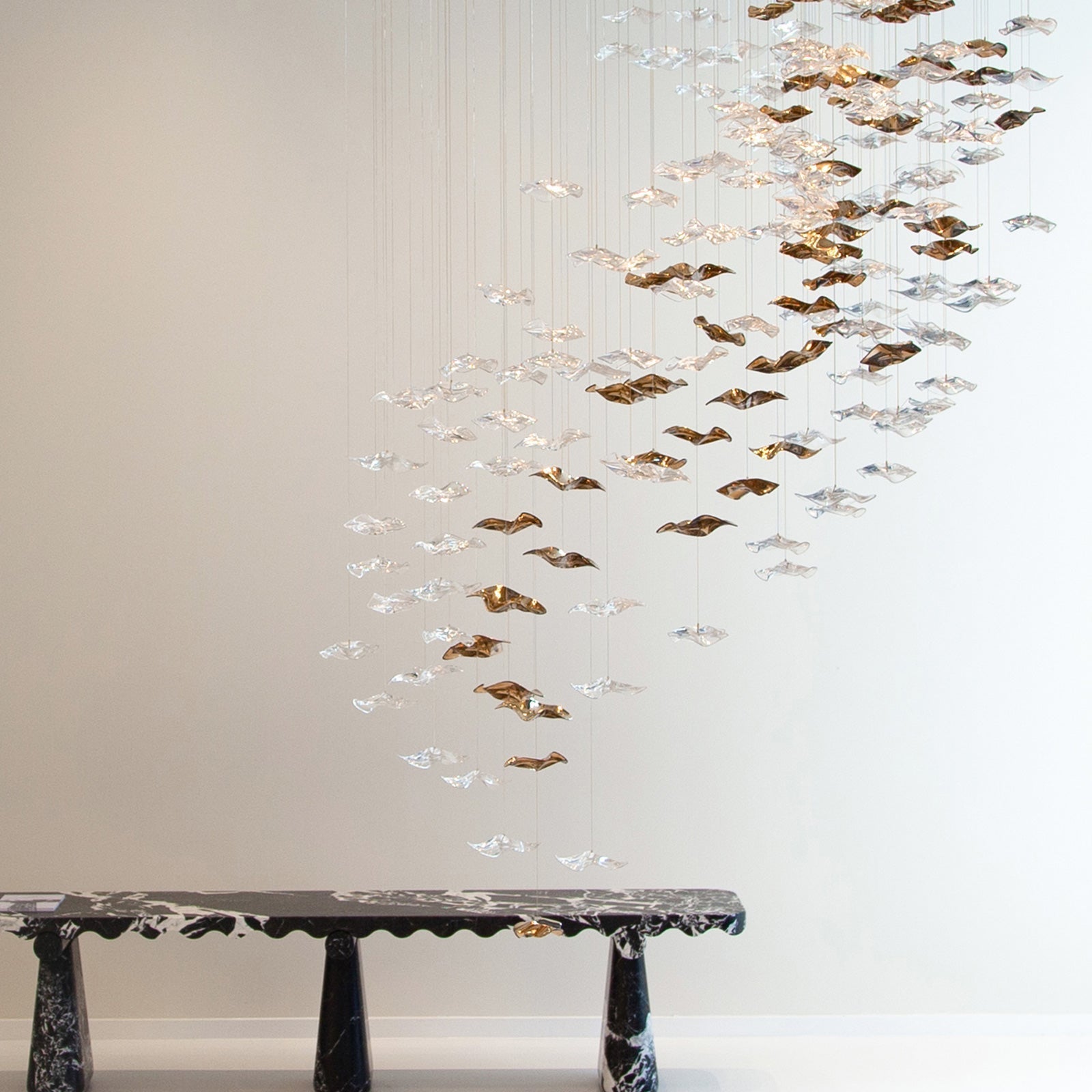 Velaise Luxury Tidal Art Glass Pendants Lamp