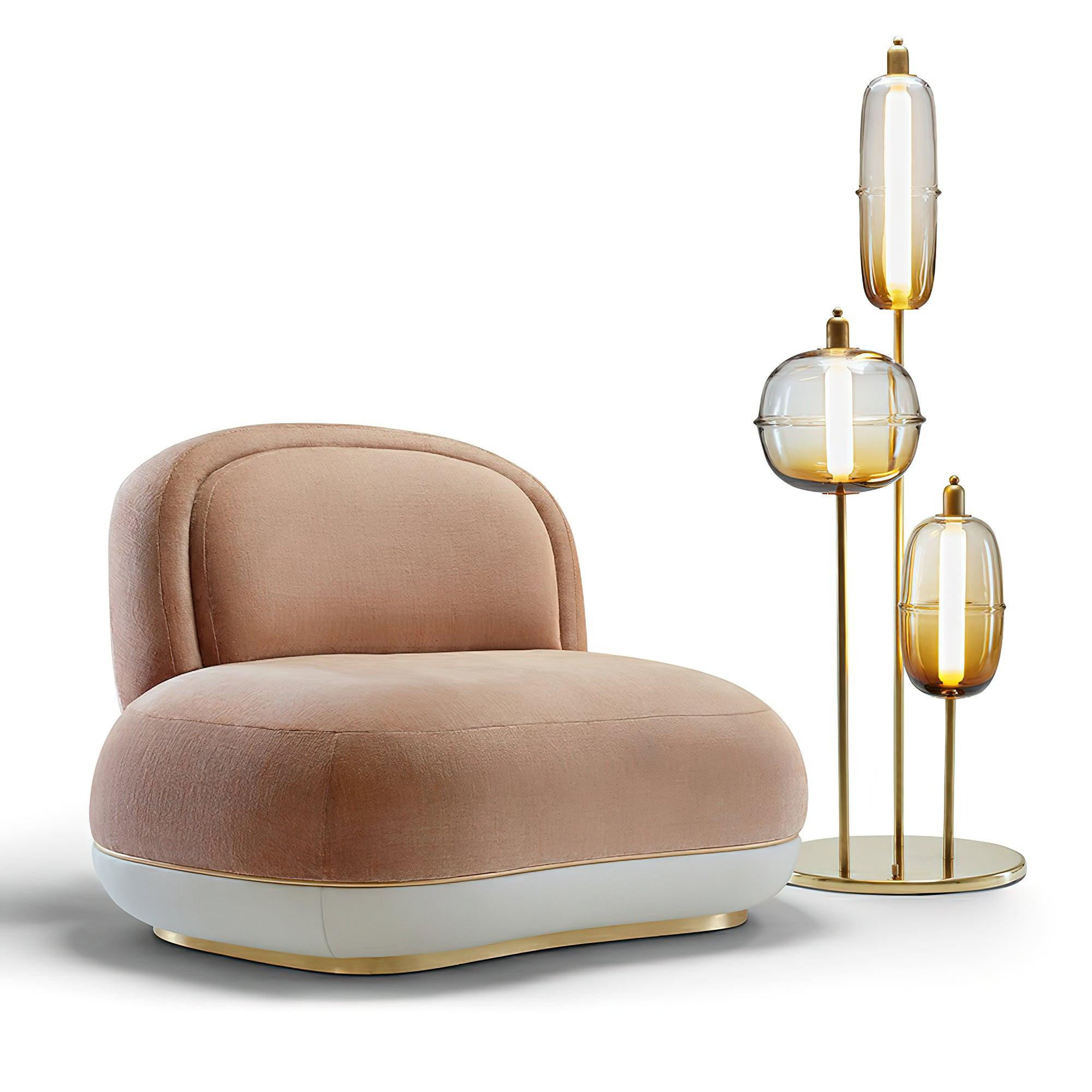 Arixel Modern Glass Floor Lamp