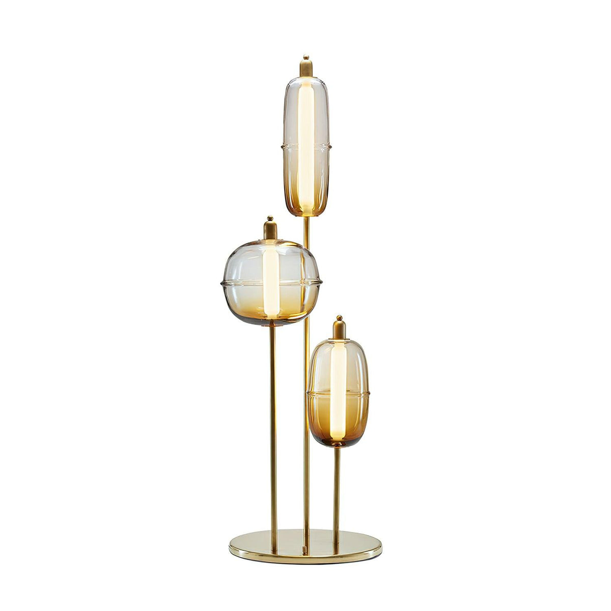 Arixel Modern Glass Floor Lamp
