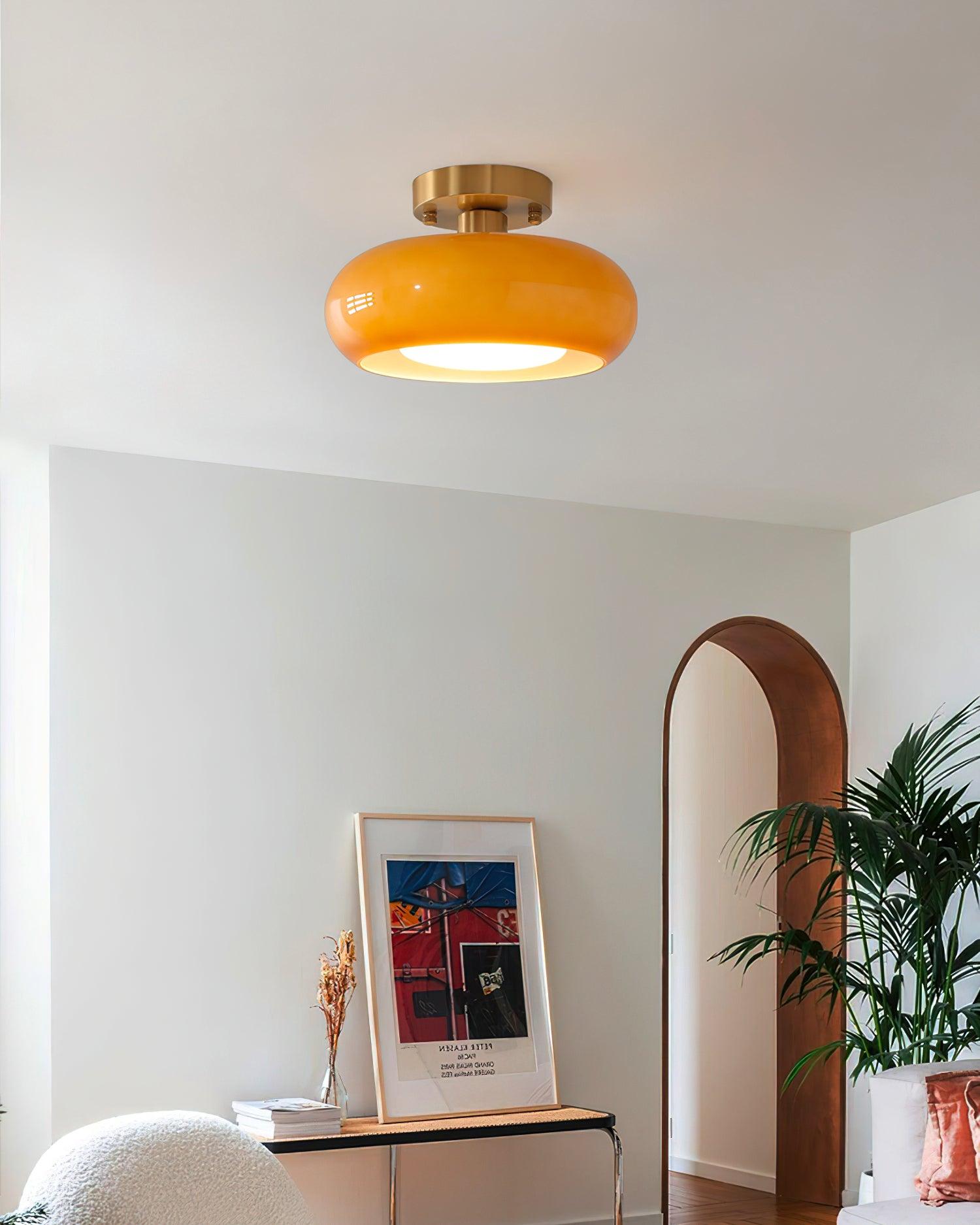 Aveline Glass Ceiling Light - Neutral Decor