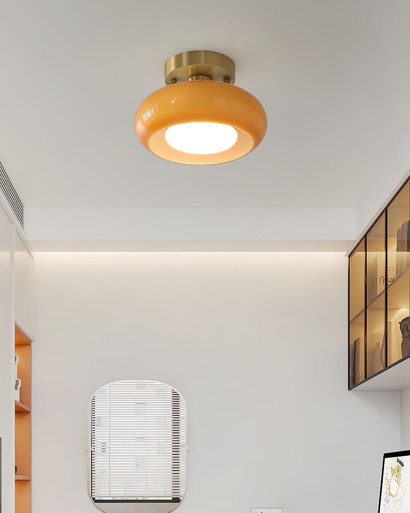 Aveline Glass Ceiling Light - Neutral Decor