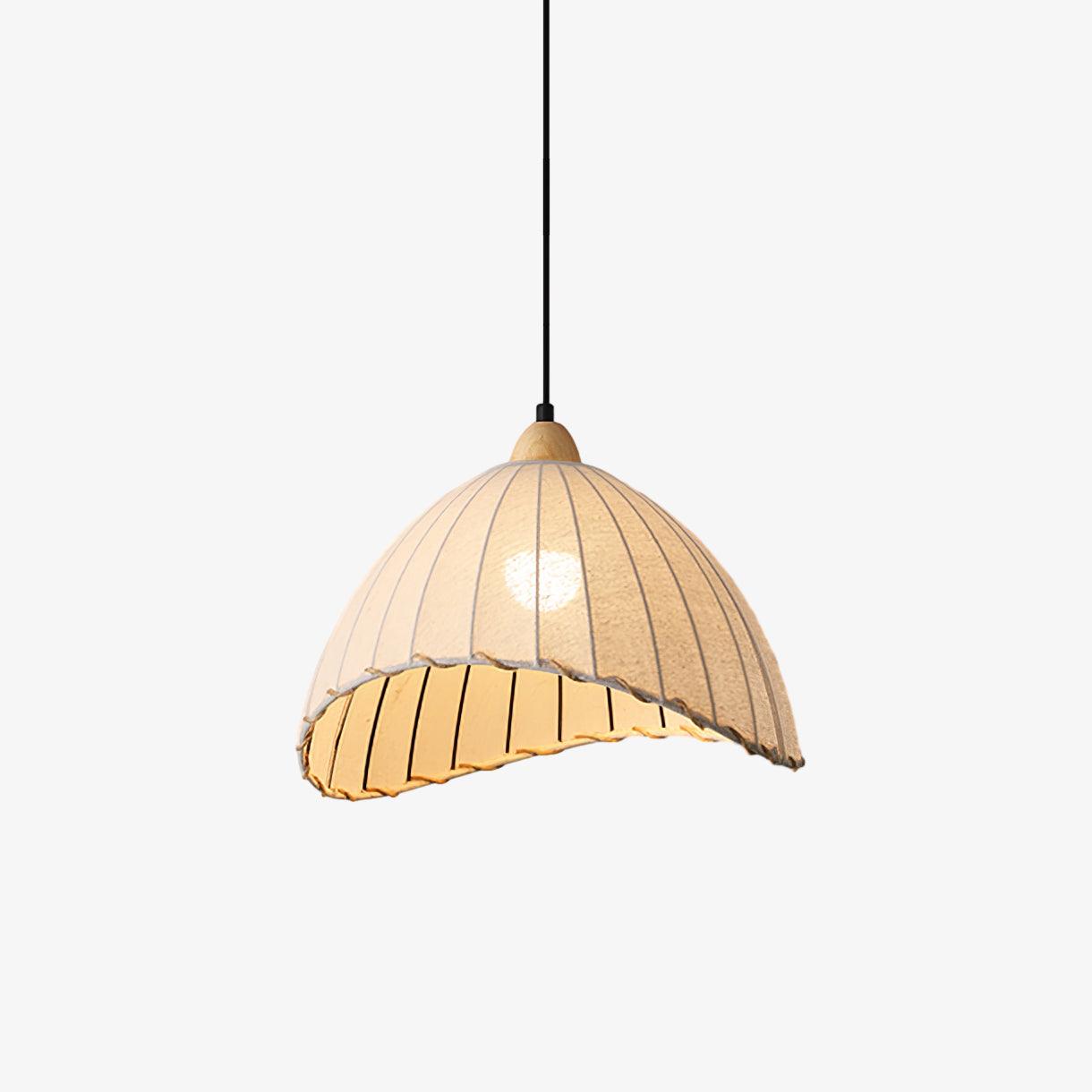 Shell Minimalist Wood Pendant Lamp