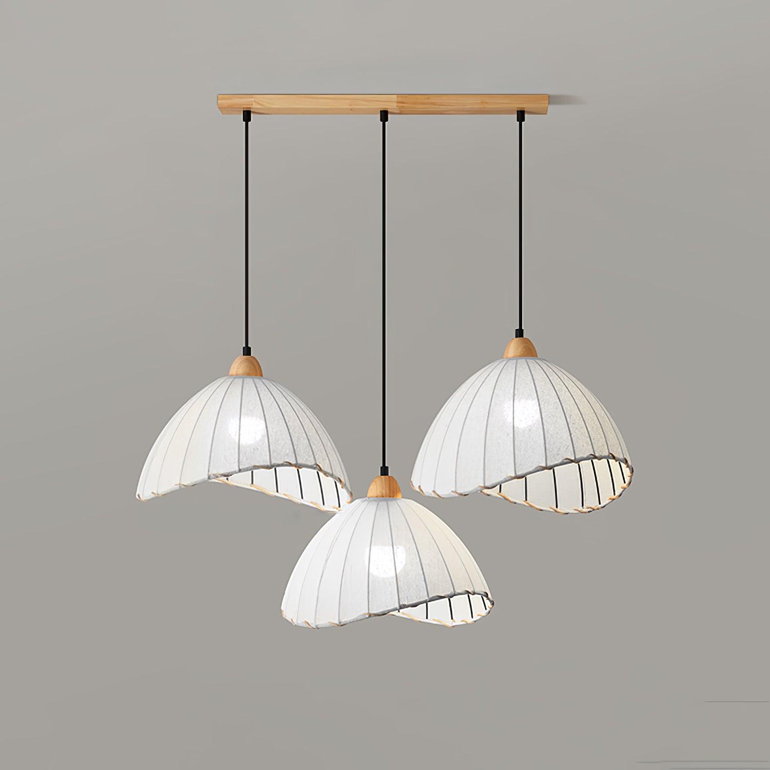 Shell Minimalist Wood Pendant Lamp
