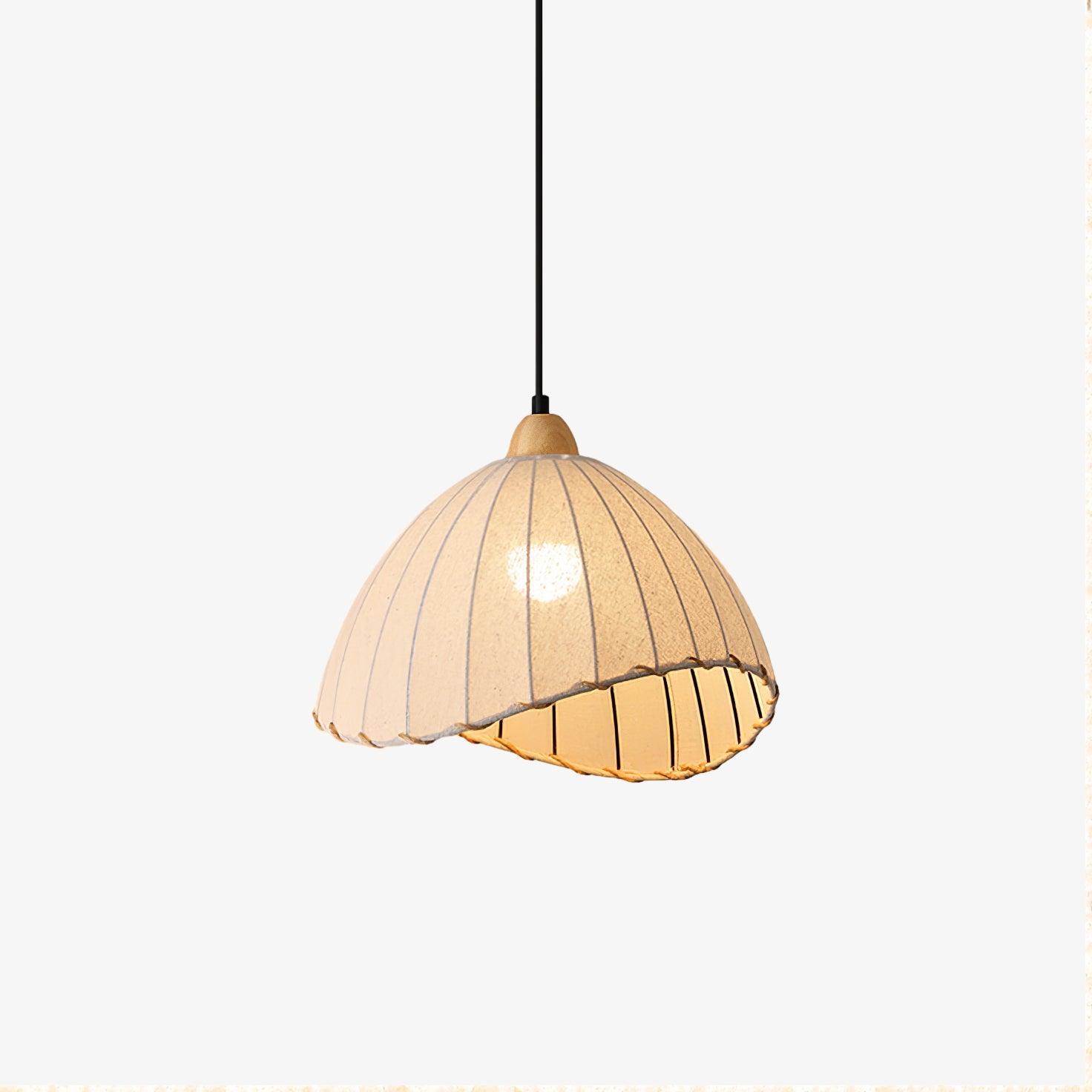 Shell Minimalist Wood Pendant Lamp