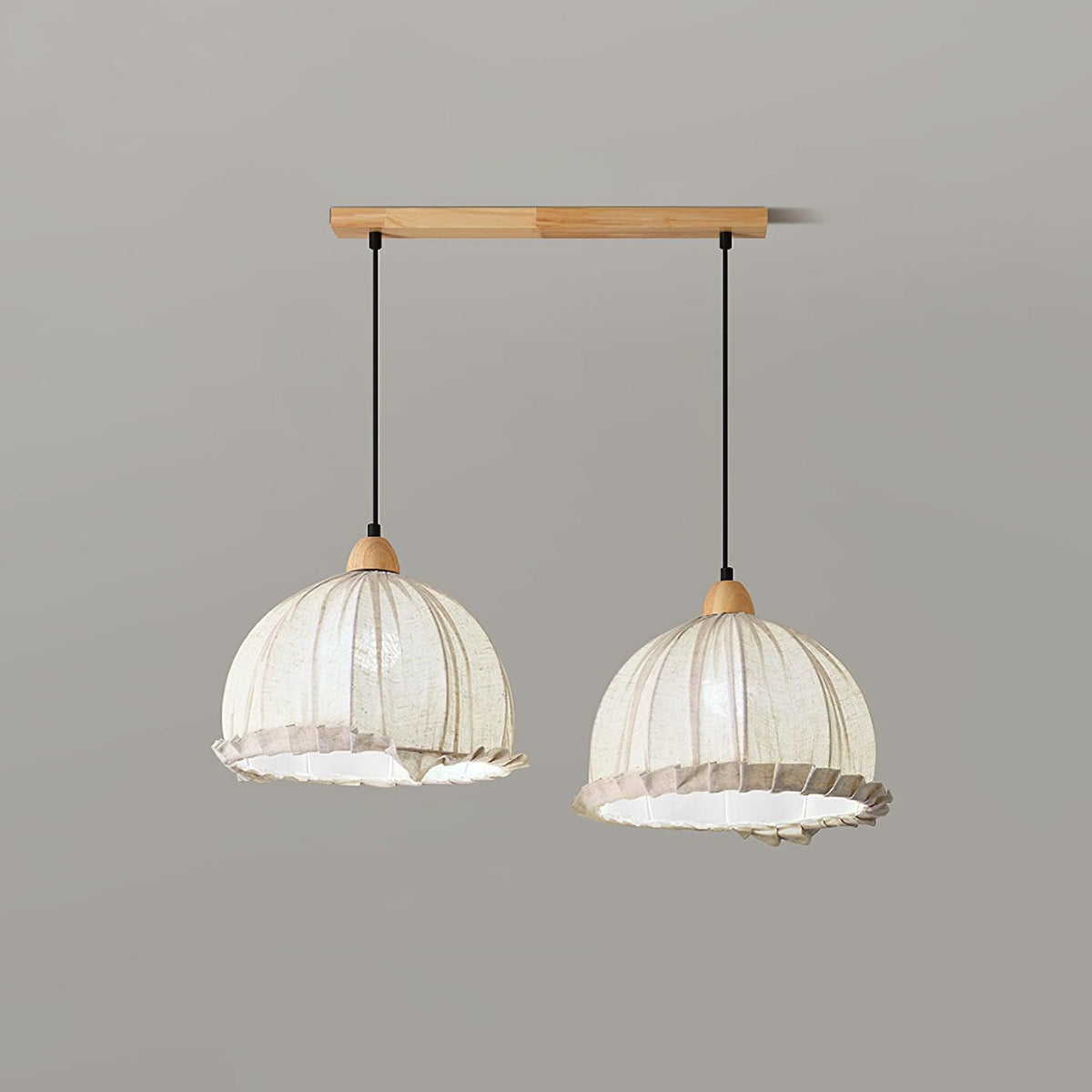Shell Minimalist Wood Pendant Lamp