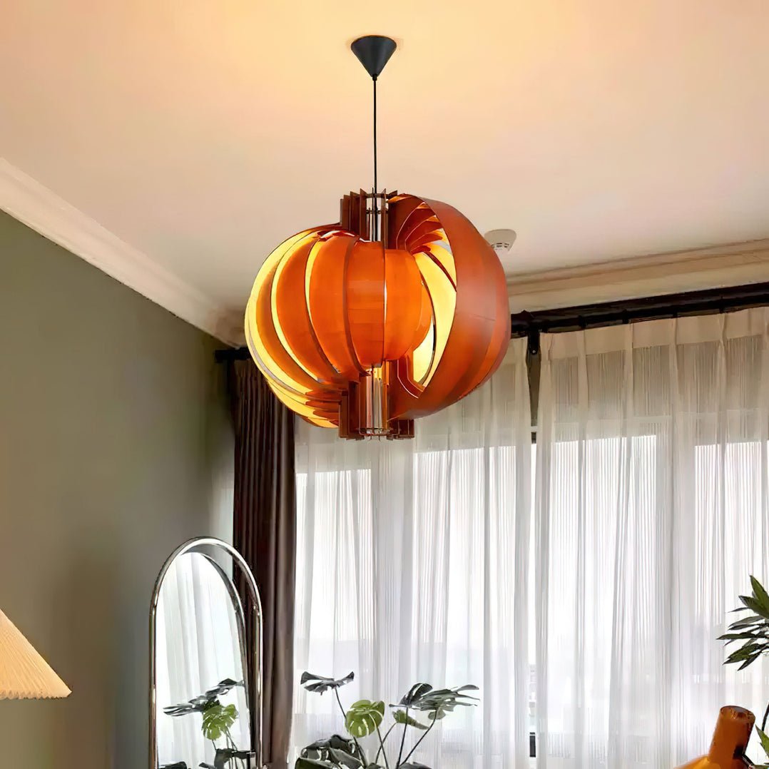 Ivraeus Premium Elegance Ring Wood Pendant Light