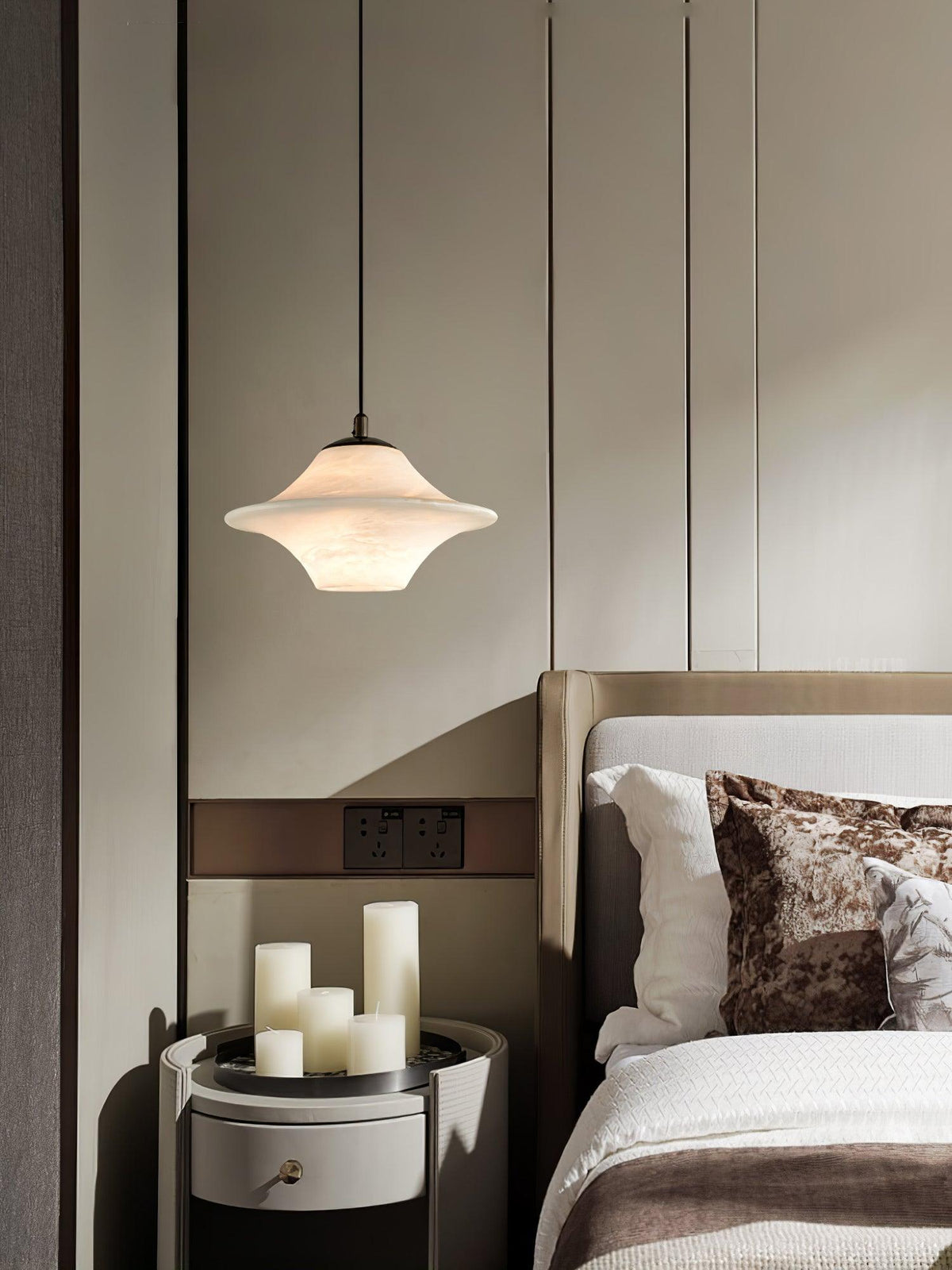 Elvina Alabaster Pendant Light