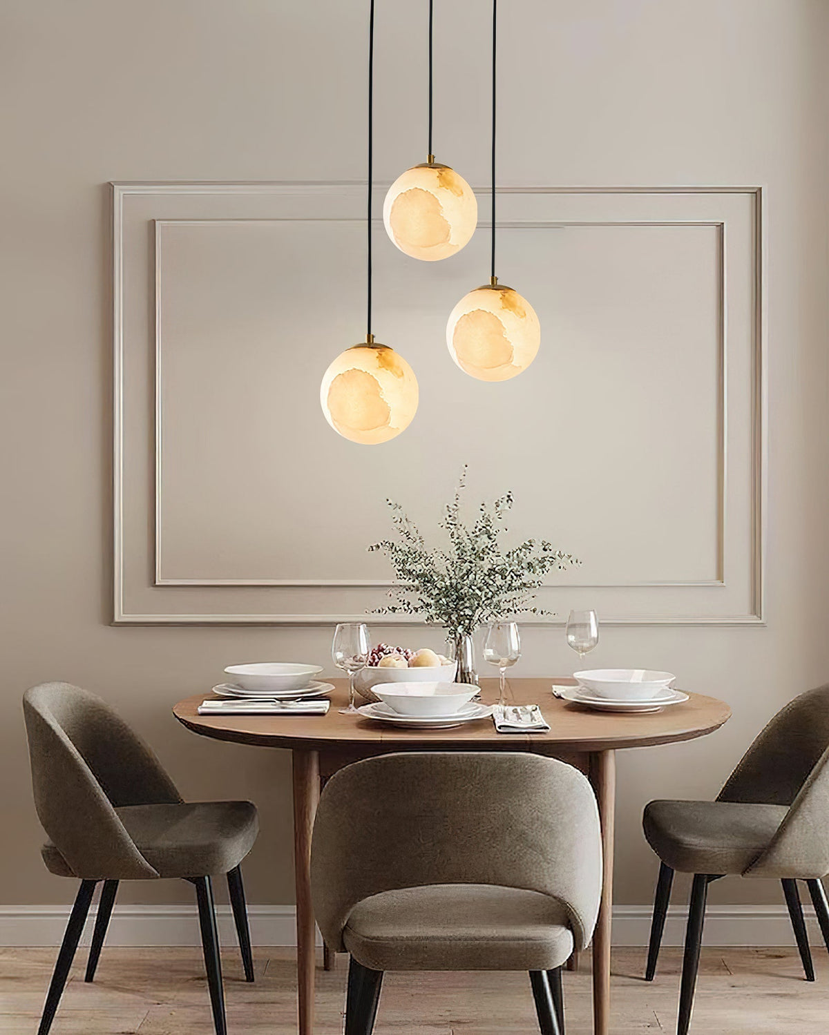 Nivenia Alabaster Pendant Light
