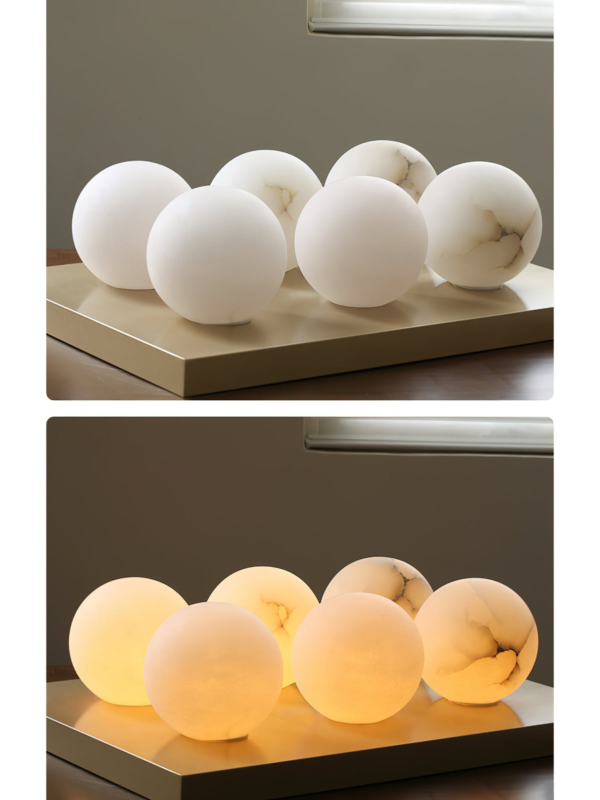 Nivenia Alabaster Pendant Light