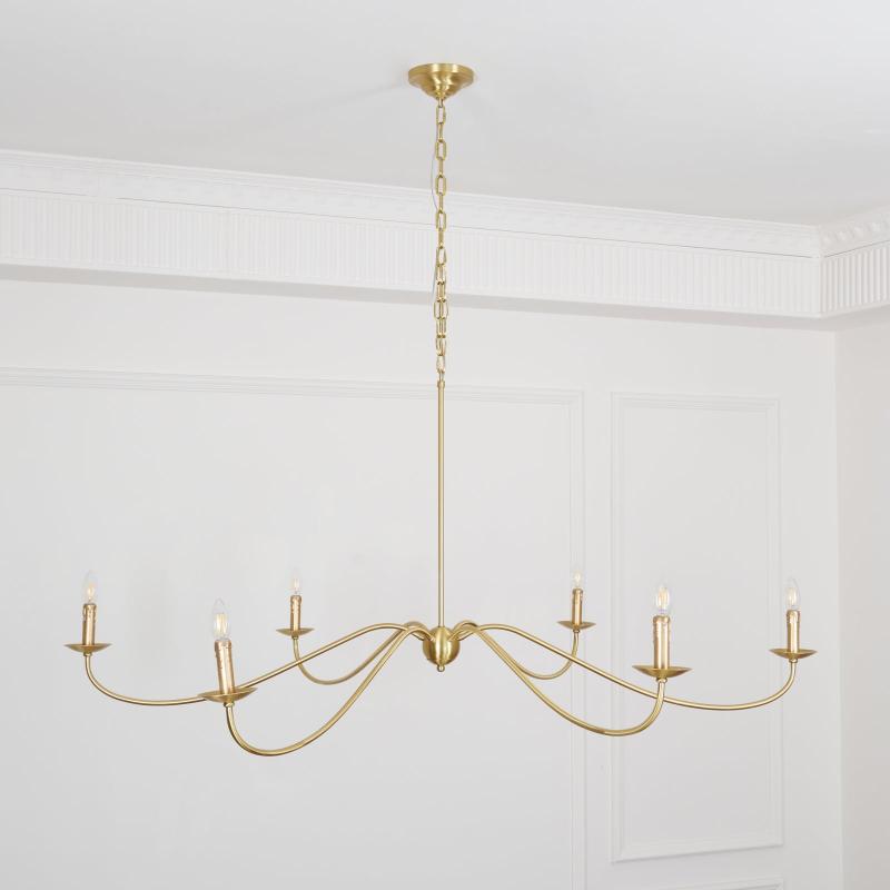 Odelia Chandeliers Candle-style Arc Farmhouse