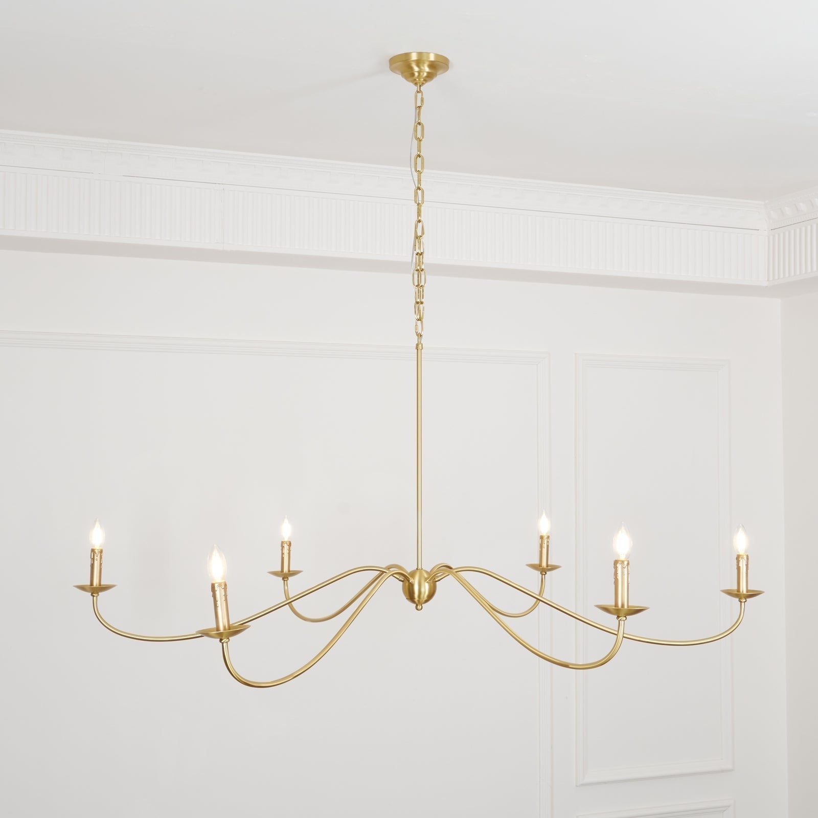 Odelia Chandeliers Candle-style Arc Farmhouse