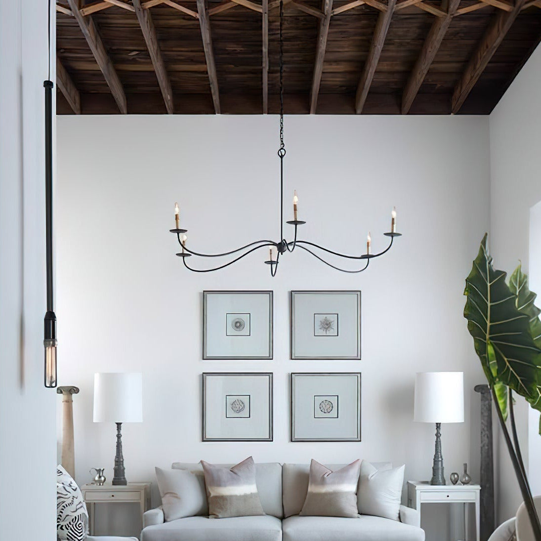 Odelia Chandeliers Candle-style Arc Farmhouse