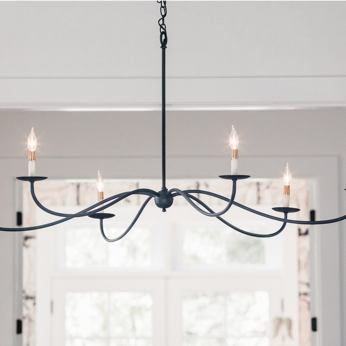 Odelia Chandeliers Candle-style Arc Farmhouse