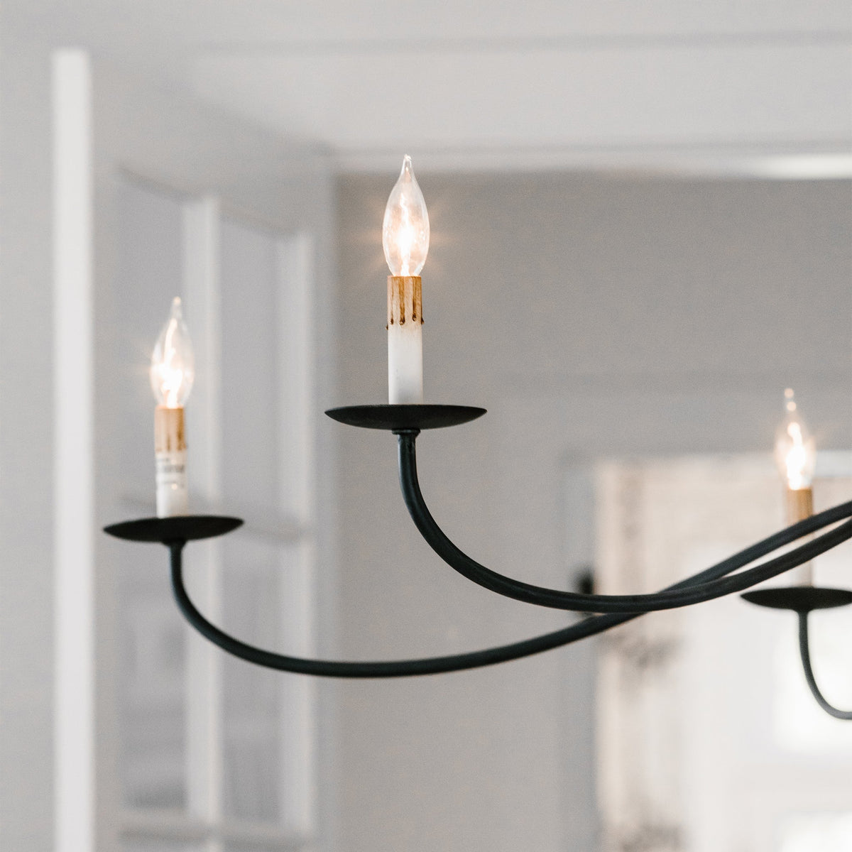 Odelia Chandeliers Candle-style Arc Farmhouse