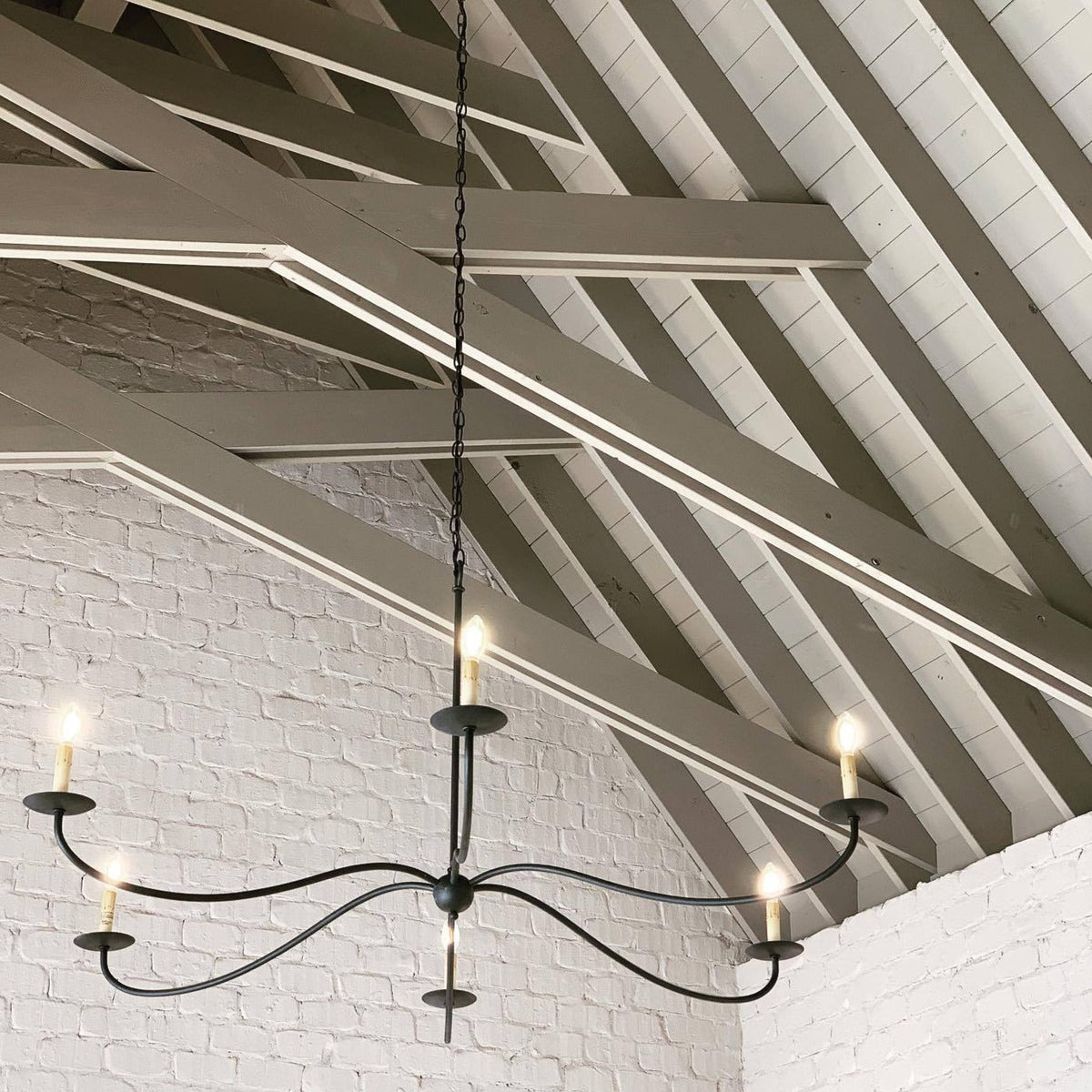 Odelia Chandeliers Candle-style Arc Farmhouse